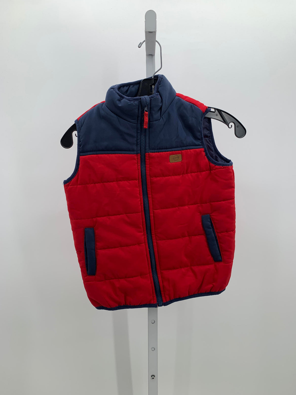 RED ZIP UP VEST