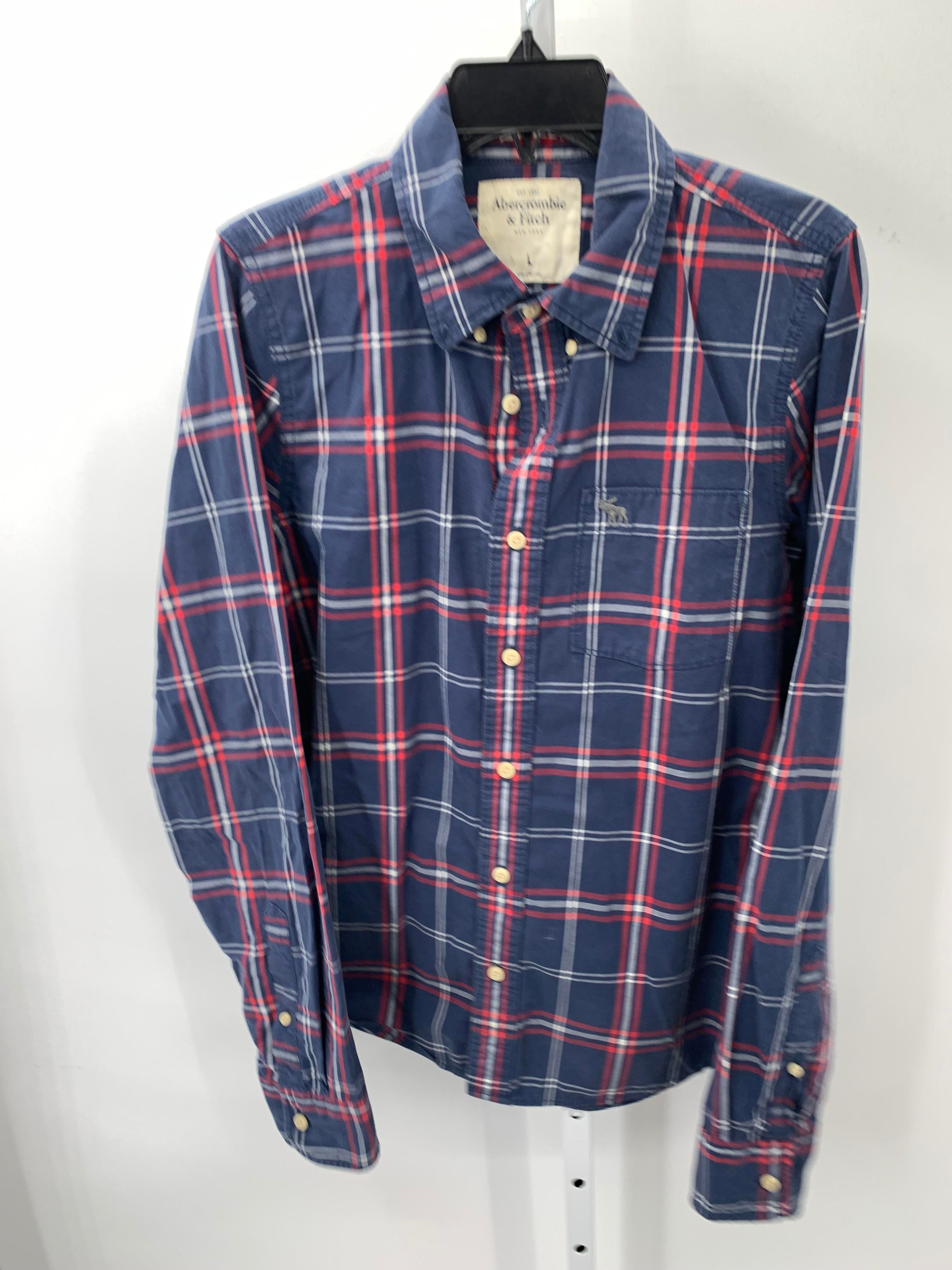 RED WHITE PLAID BTN DOWN