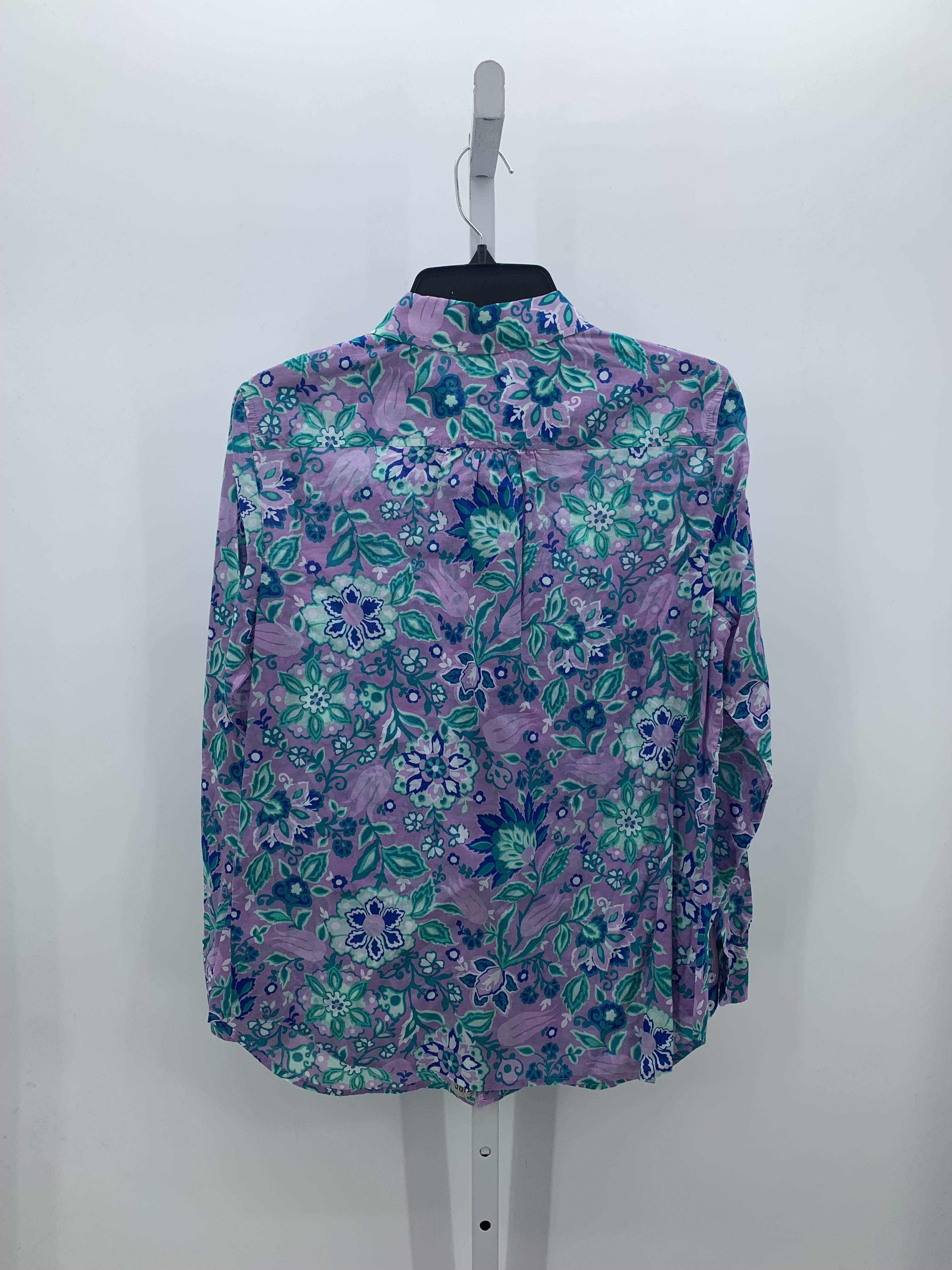 Talbots Size Medium Misses Short Sleeve Shirt