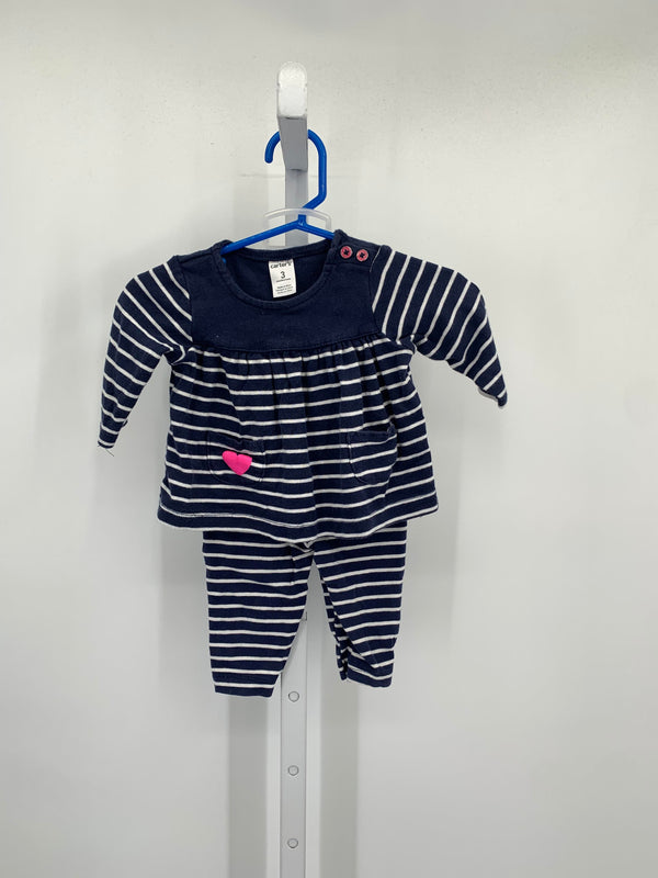 Carters Size 3 Months Girls 2 Pieces