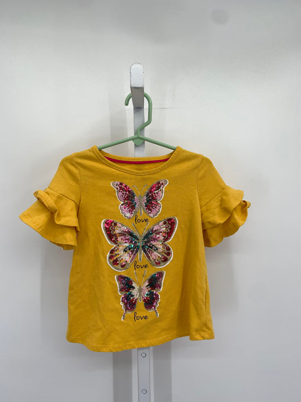 Isaac Mizrahi Size 4 Girls Short Sleeve Shirt
