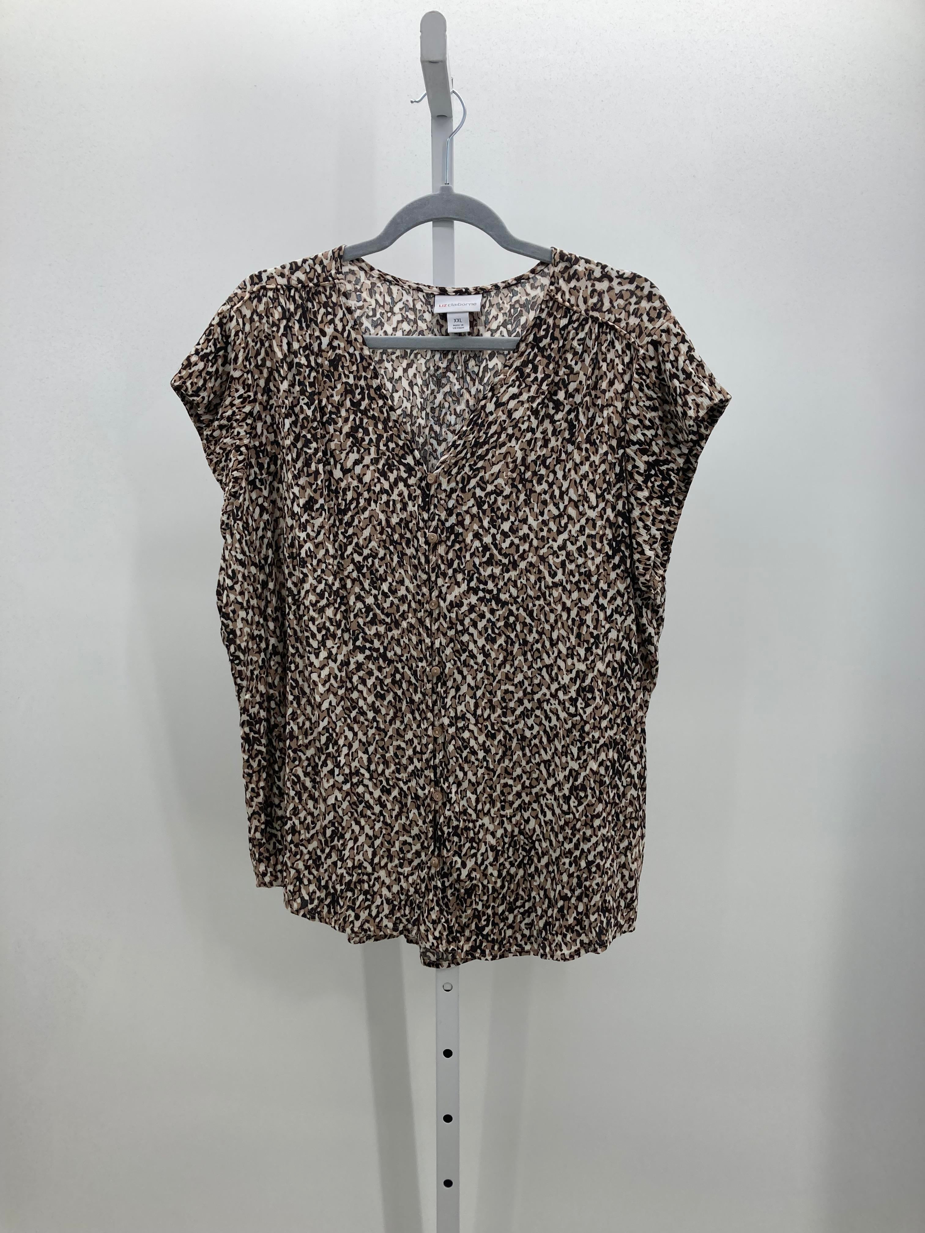 Liz Claiborne Size XXL Misses Short Sleeve Shirt