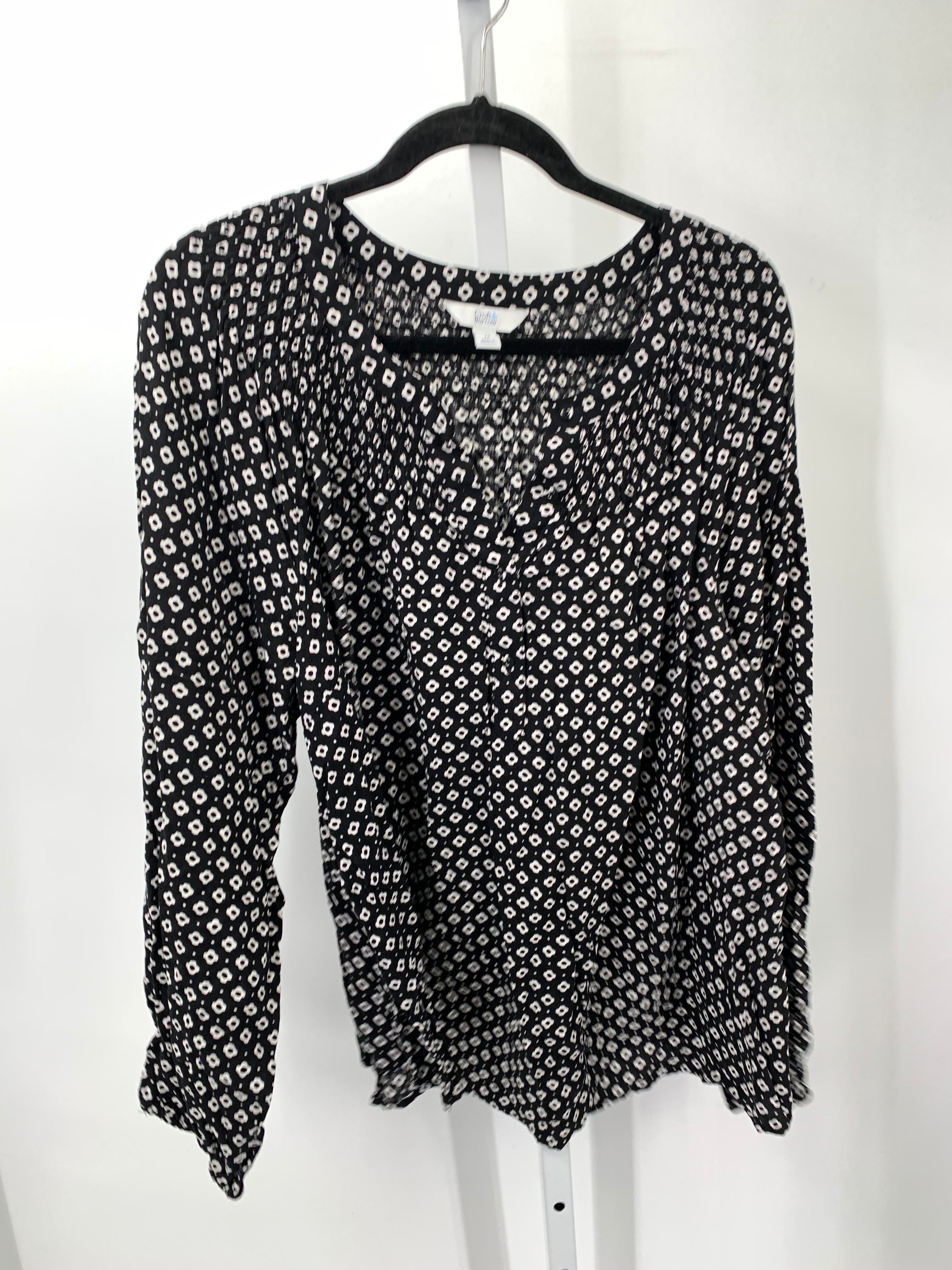 Croft & Barrow Size 2X Womens Long Sleeve Shirt