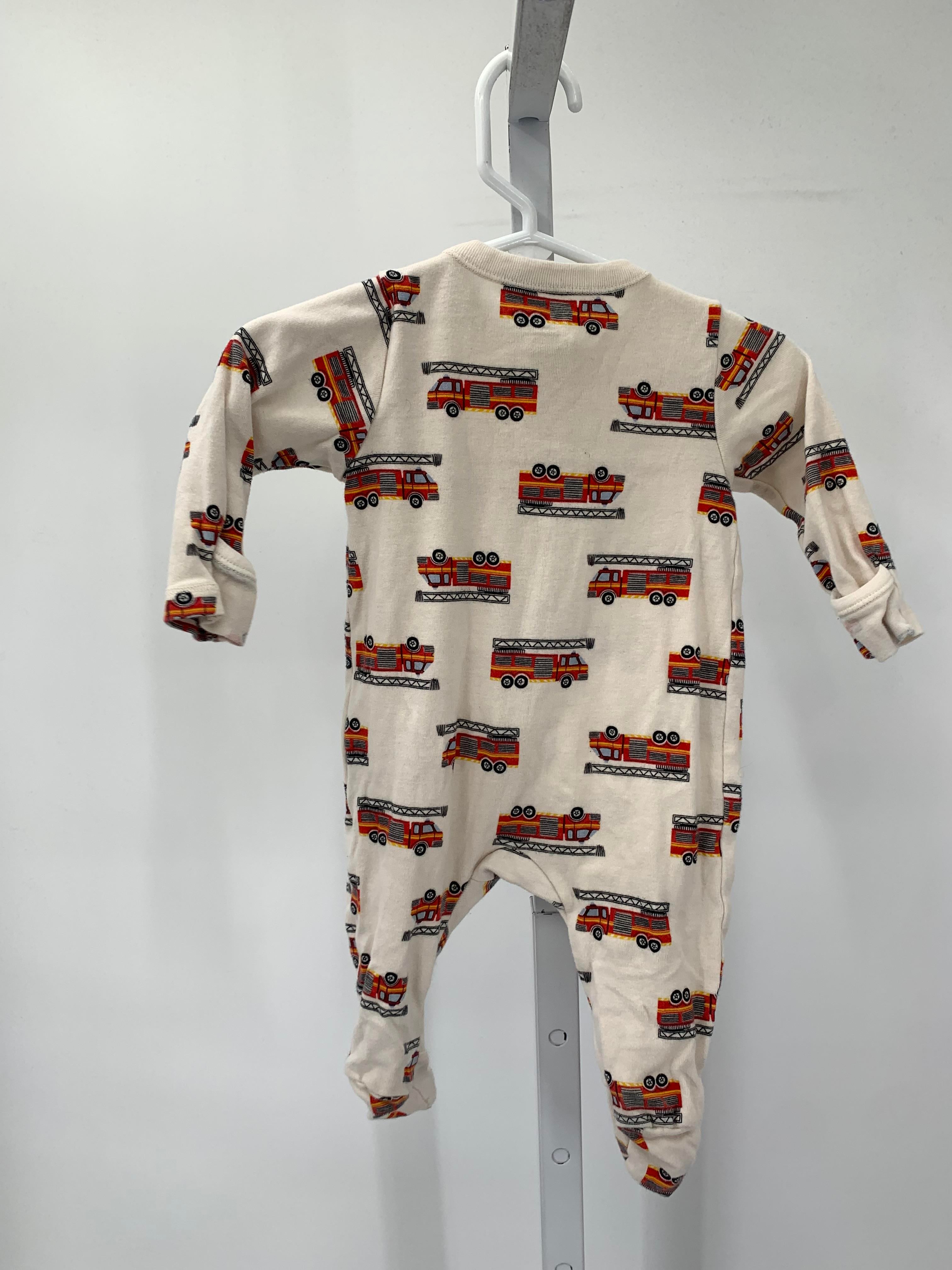 FIRE TRUCKS ZIP KNIT