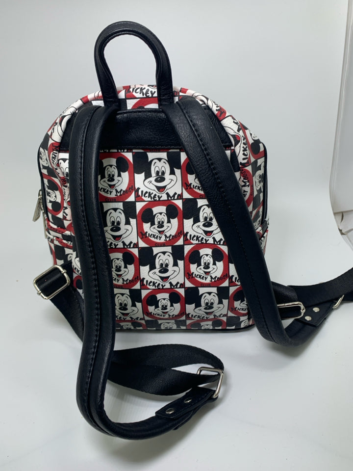 Disney Loungefly Mickey Mouse Mini Backpack *Minor Wear/Marks