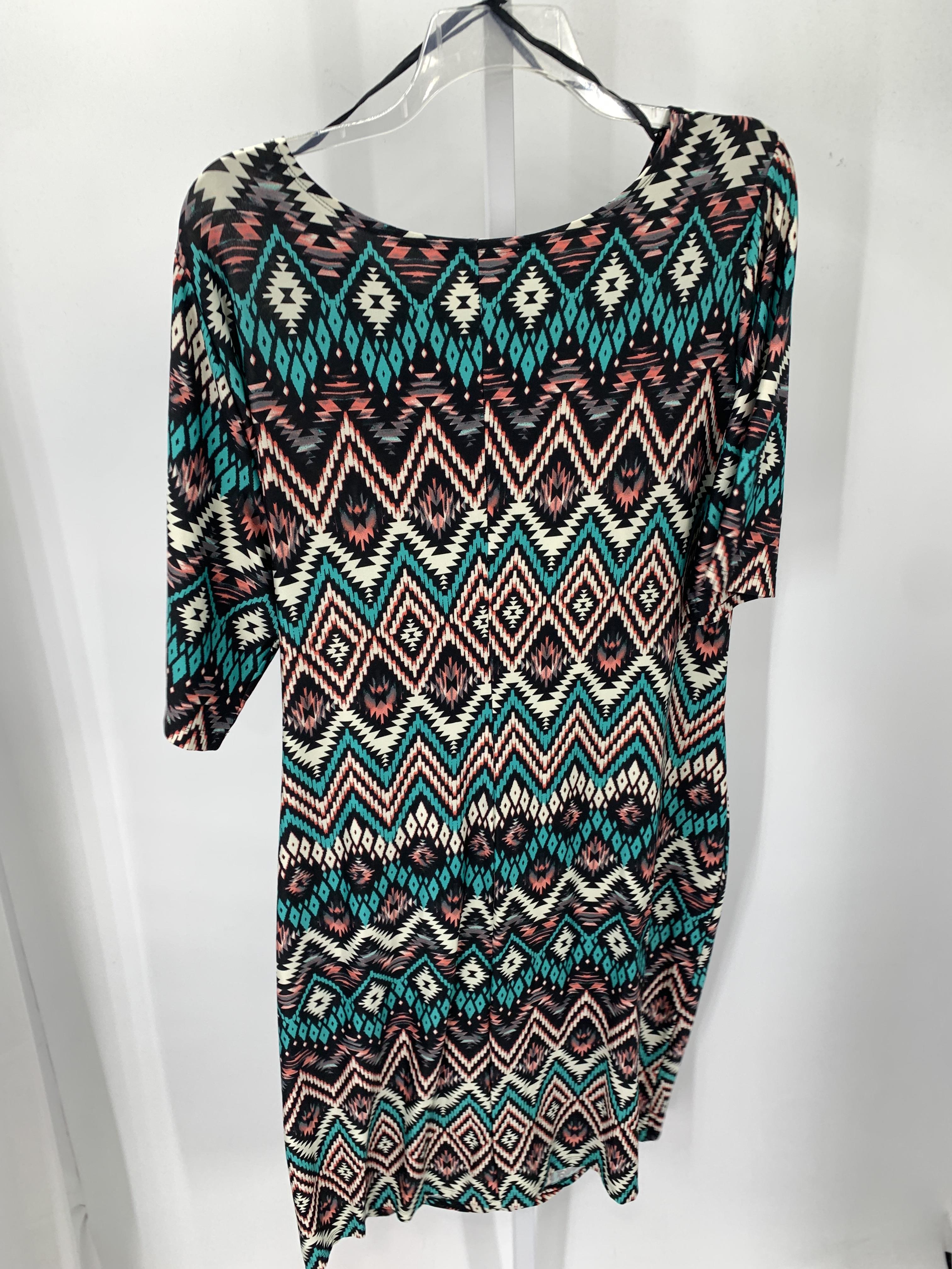 Size 2X Womens Short Sleeve Dress