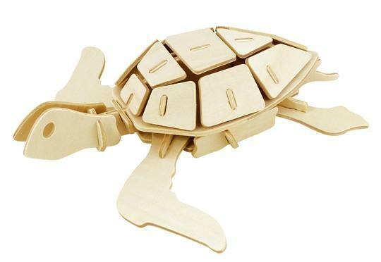 3D Wooden Puzzle - Sea Turtle