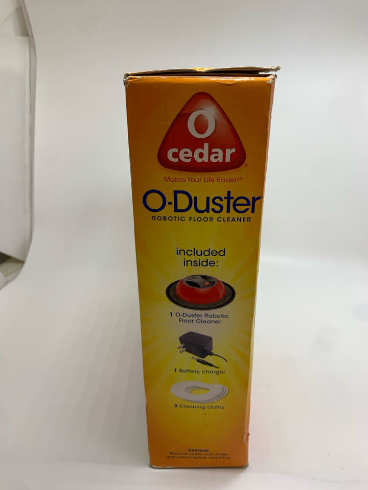 NIB O-DUSTER ROBOTIC FLOOR CLEANER.