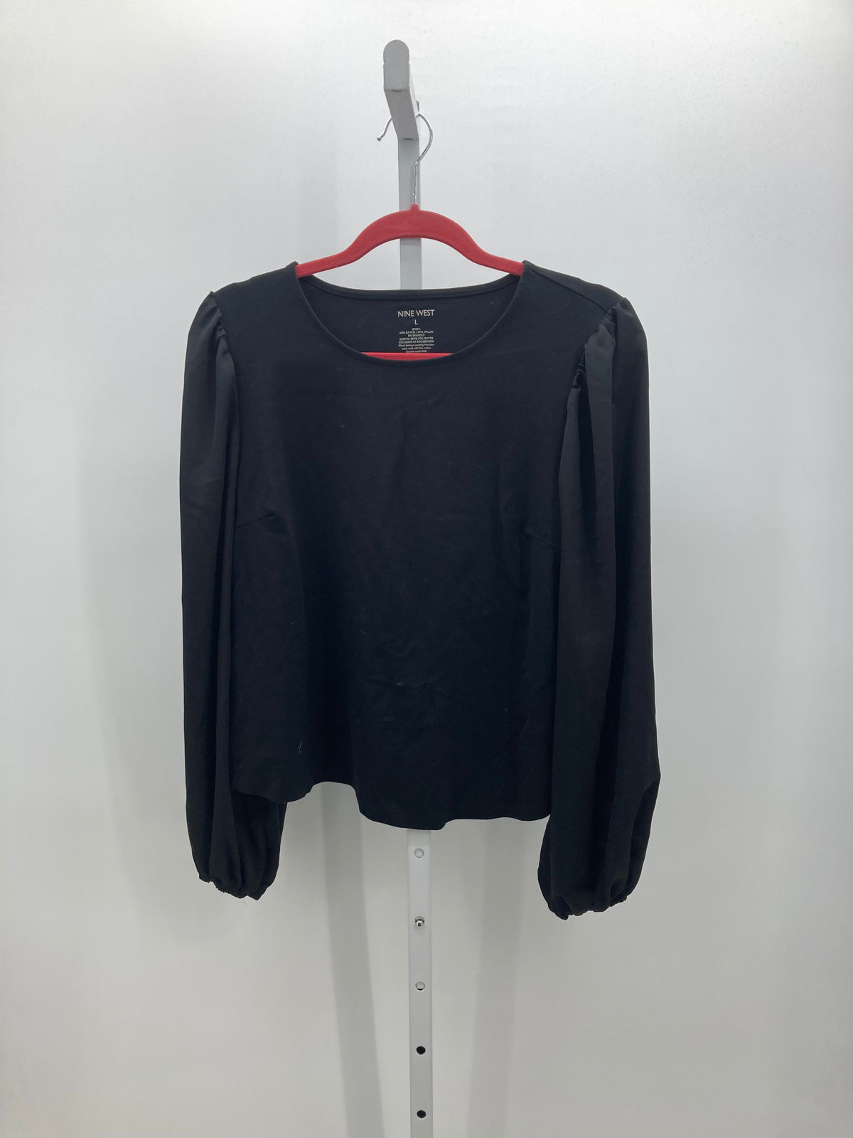Nine West Size Large Misses Long Sleeve Shirt