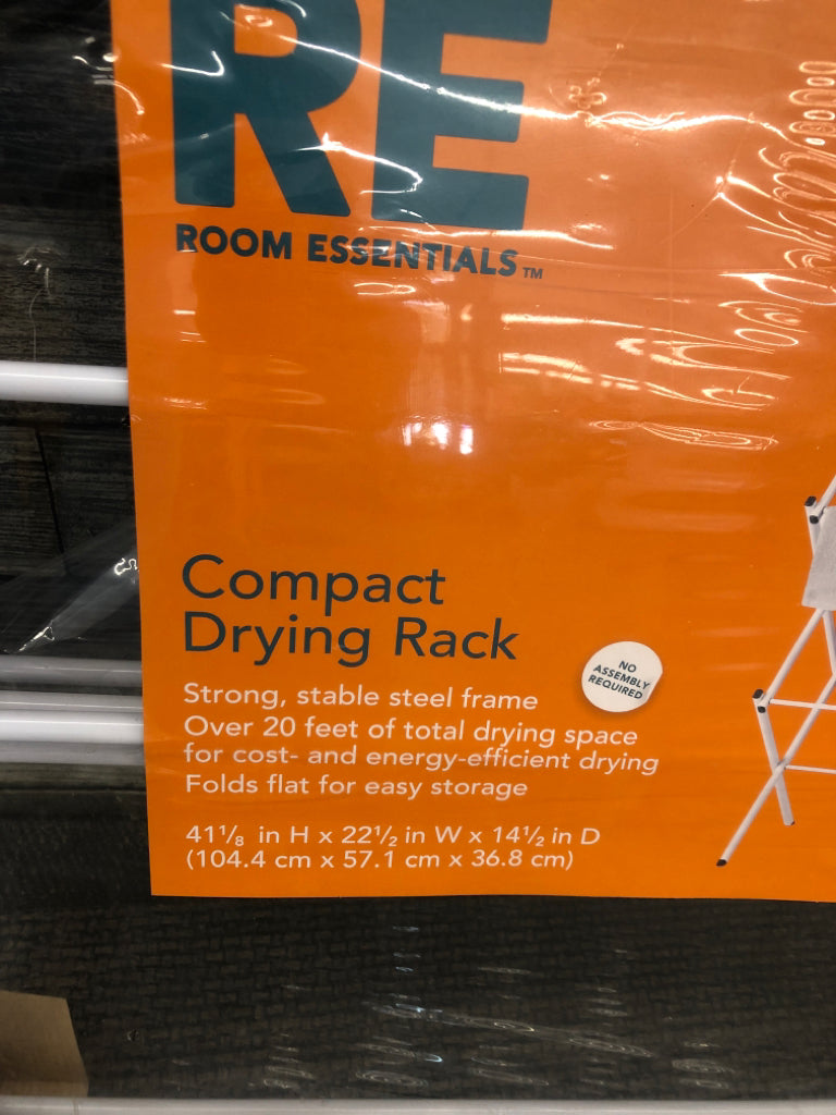 NIP WHITE METAL FOLDING DRYING RACK.