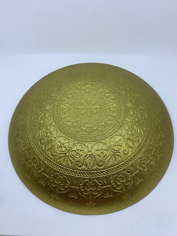 GOLD SHIMMER DECORATIVE BOWL.