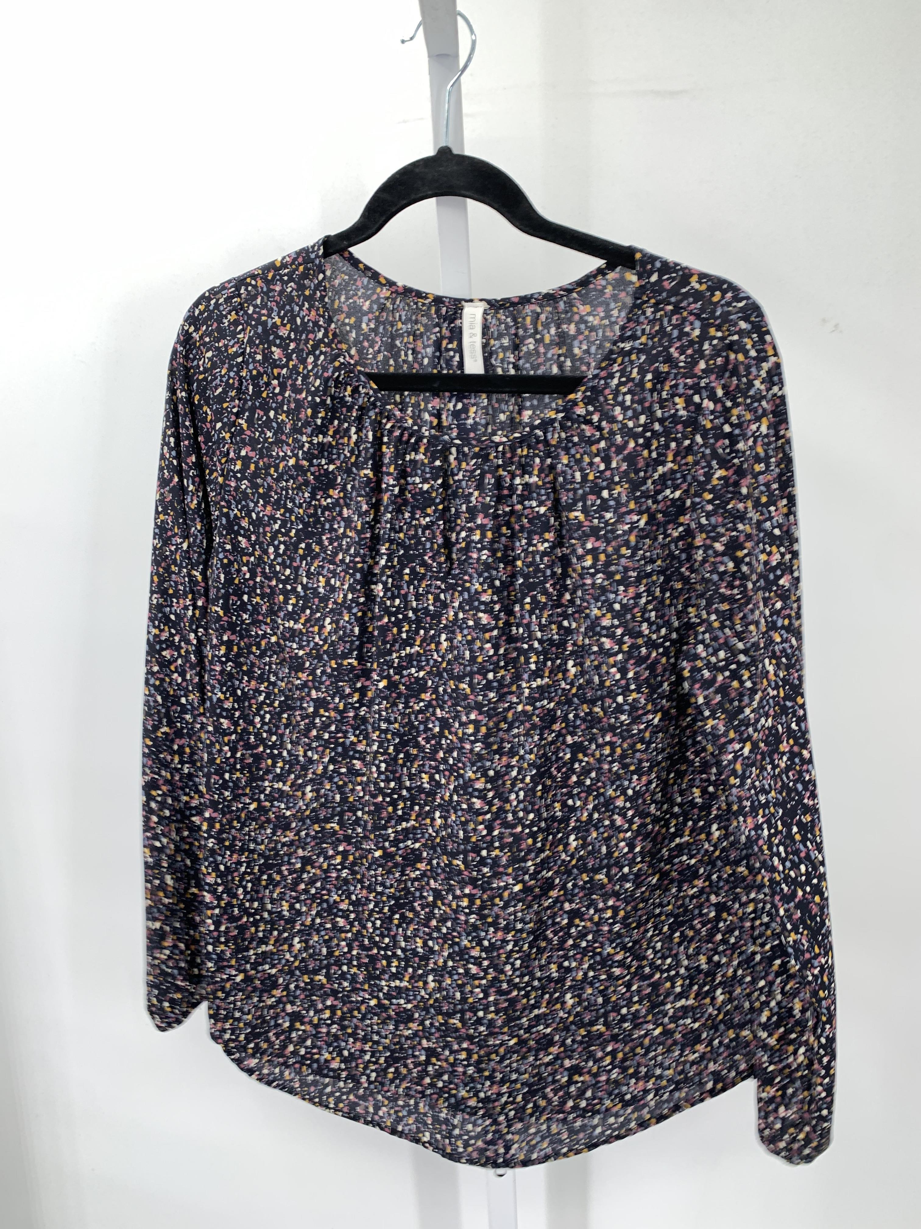 Mia & Tess Size Large Misses Long Sleeve Shirt