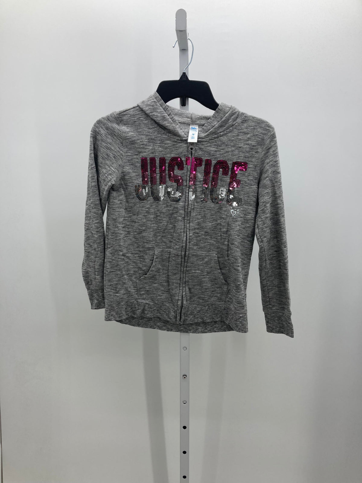 Justice Size 10 Girls Sweat Jacket