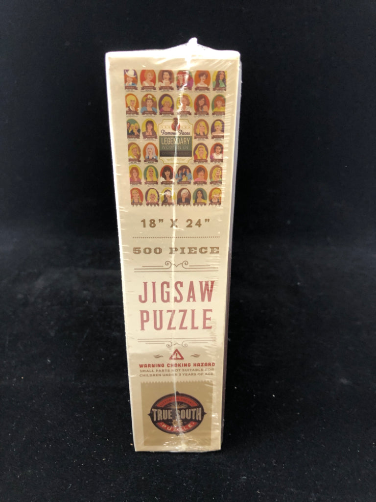 NIB FAMOUS FACES PUZZLE.