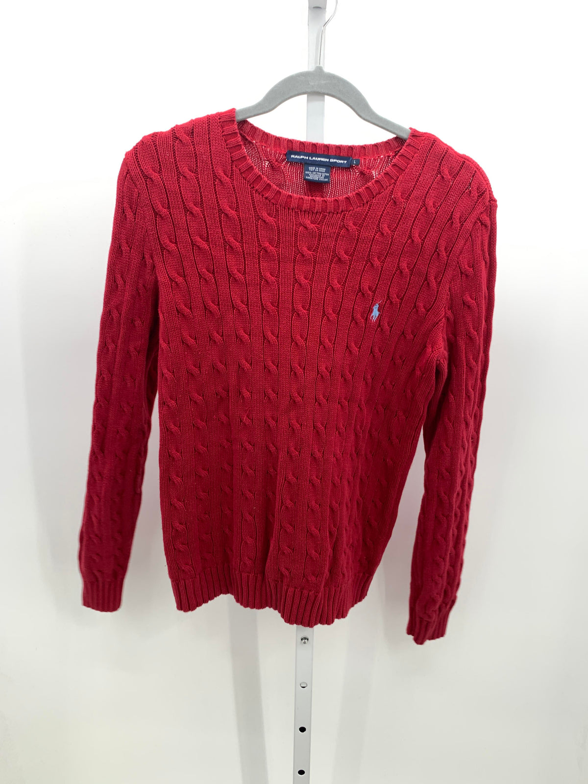 Lauren Size Large Misses Long Sleeve Shirt