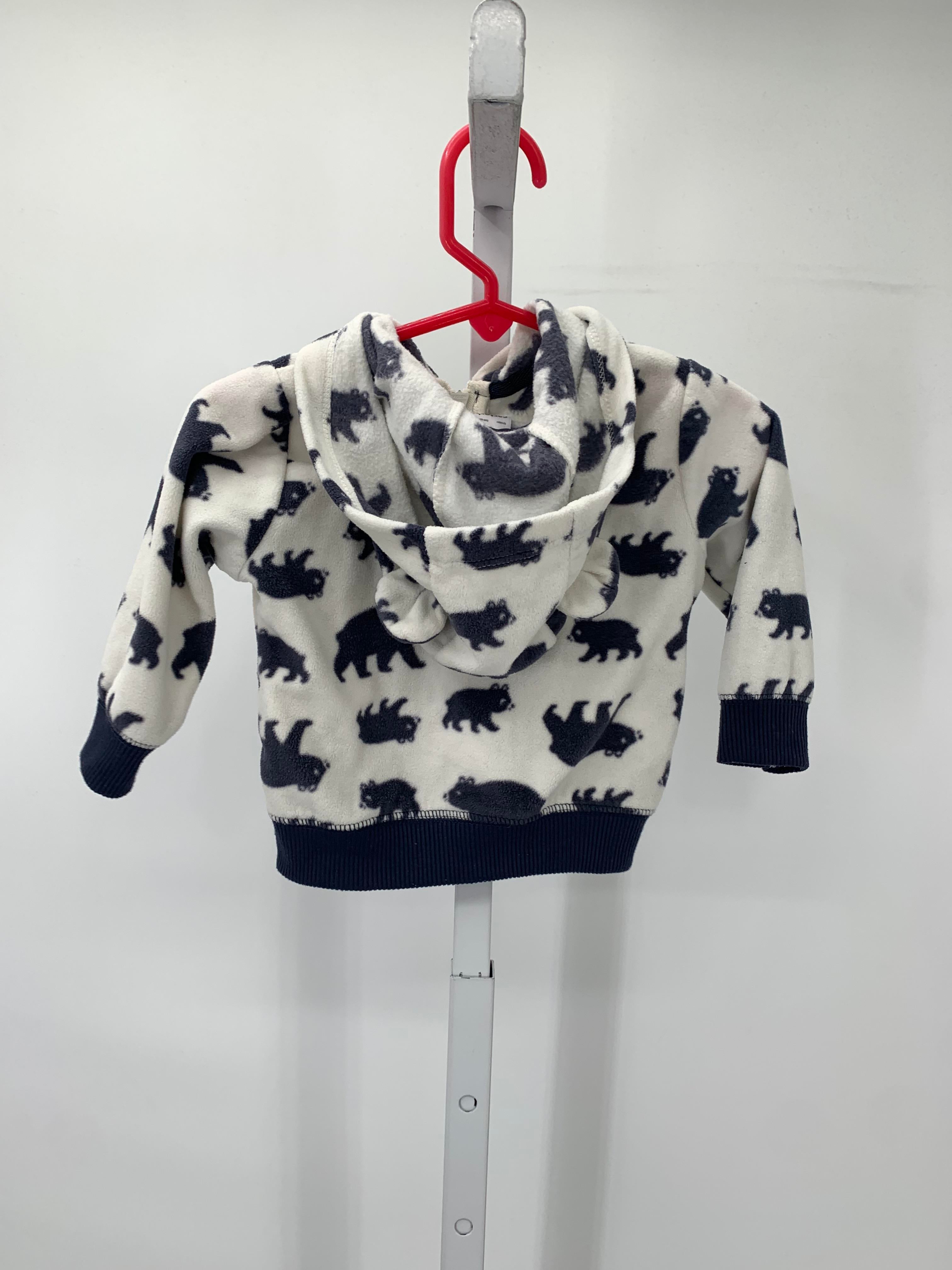 BLUE BEARS HOODED ZIP FLEECE