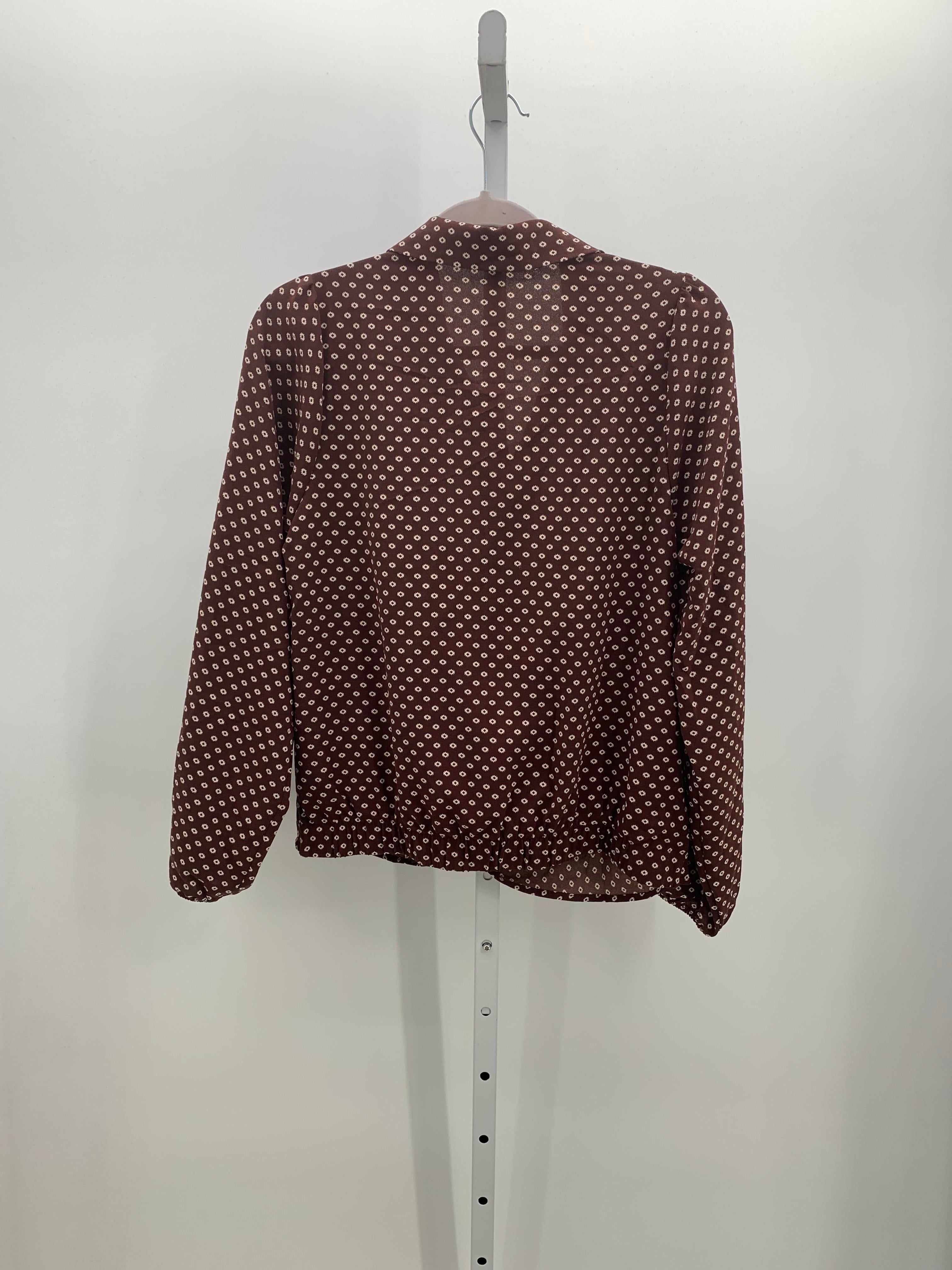 Mia & Tess Size Medium Misses Long Sleeve Shirt