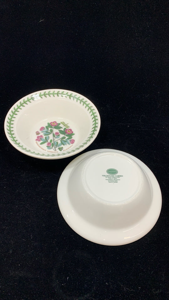2 BOTANIC GARDEN SMALL BOWLS.