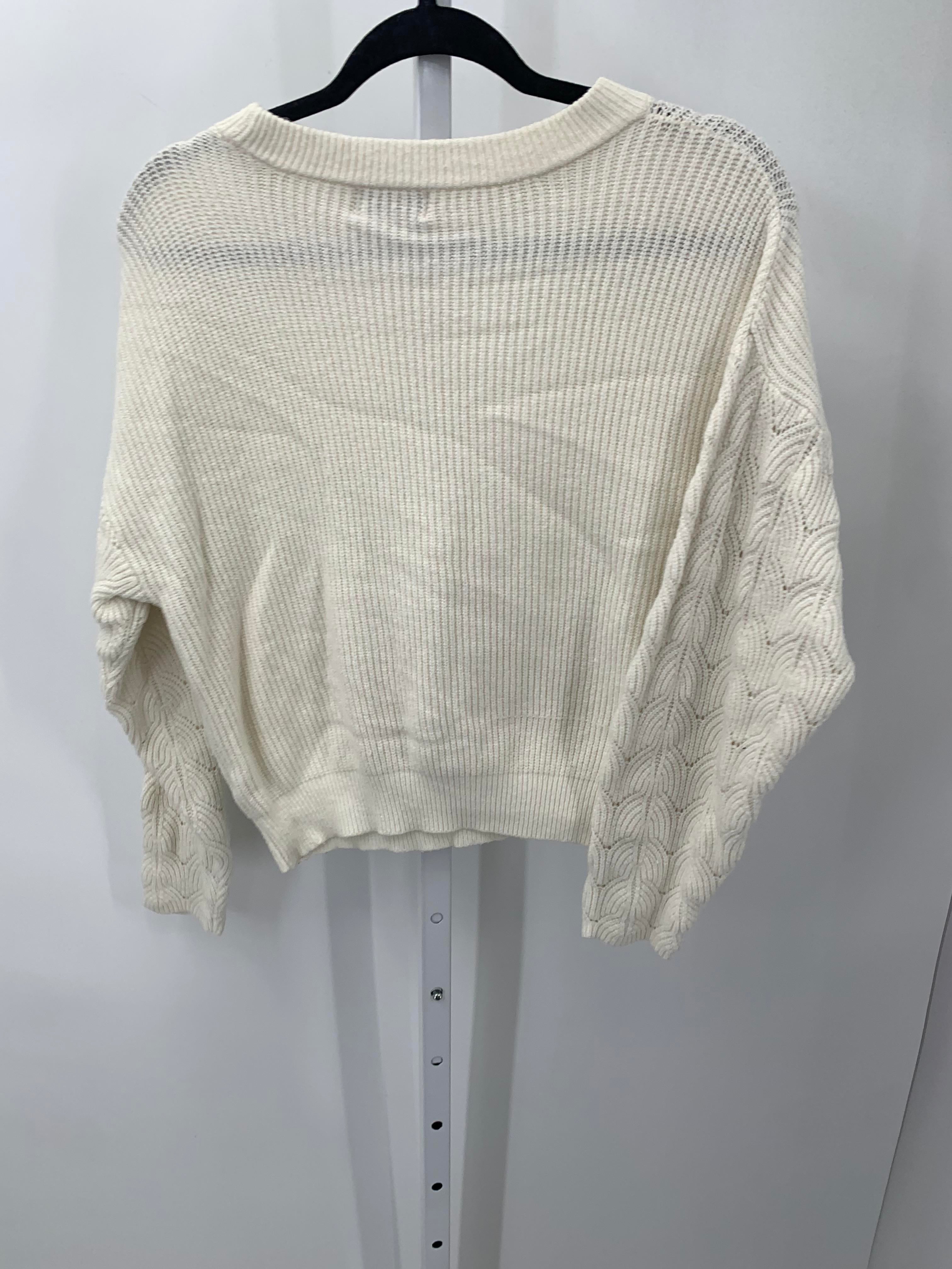 Poof Size Large Juniors Long Sleeve Sweater