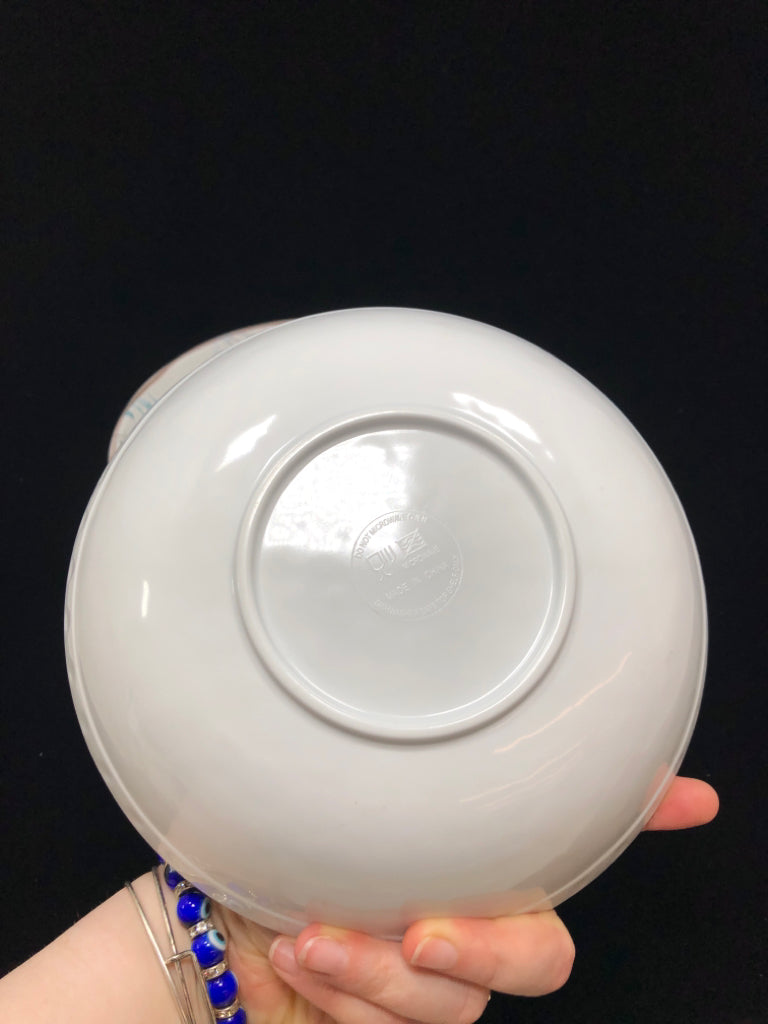 2 MELAMINE PUMPKIN BOWLS.