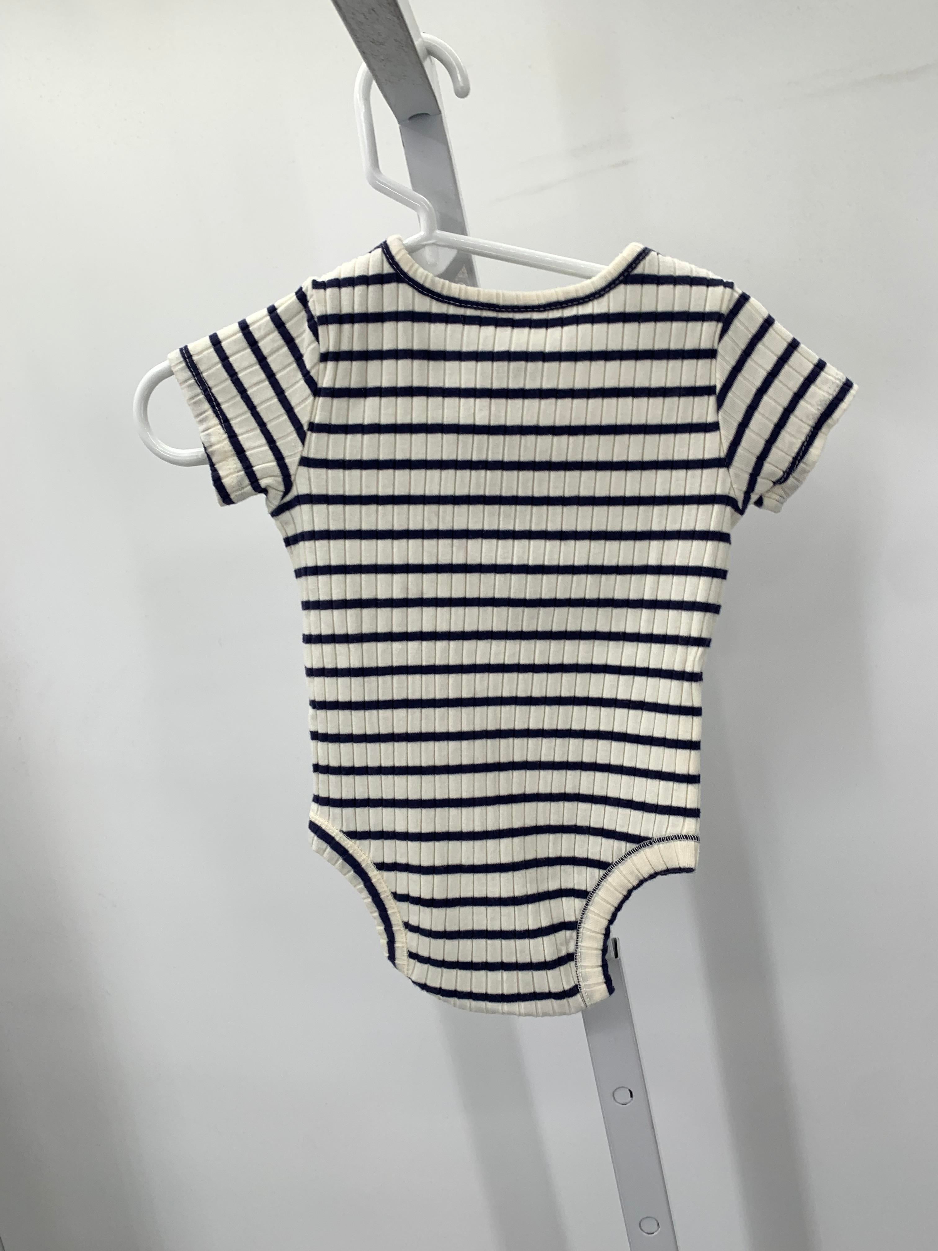 NAVY STRIPES RIBBED KNIT