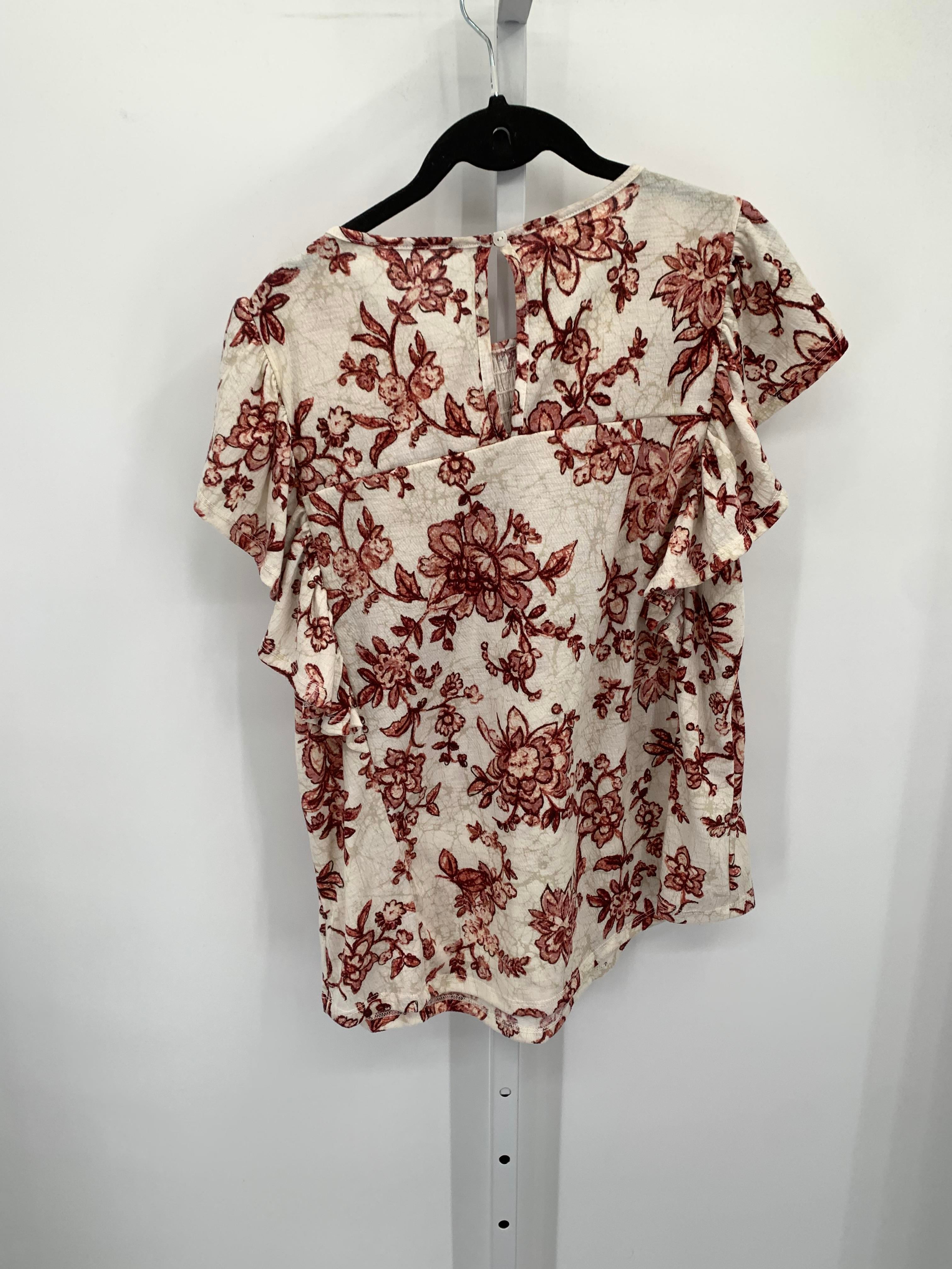 Maurices Size Large Misses Short Sleeve Shirt