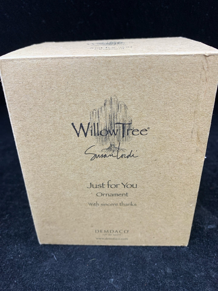 WILLOW TREE "THANK YOU" ORNAMENT.