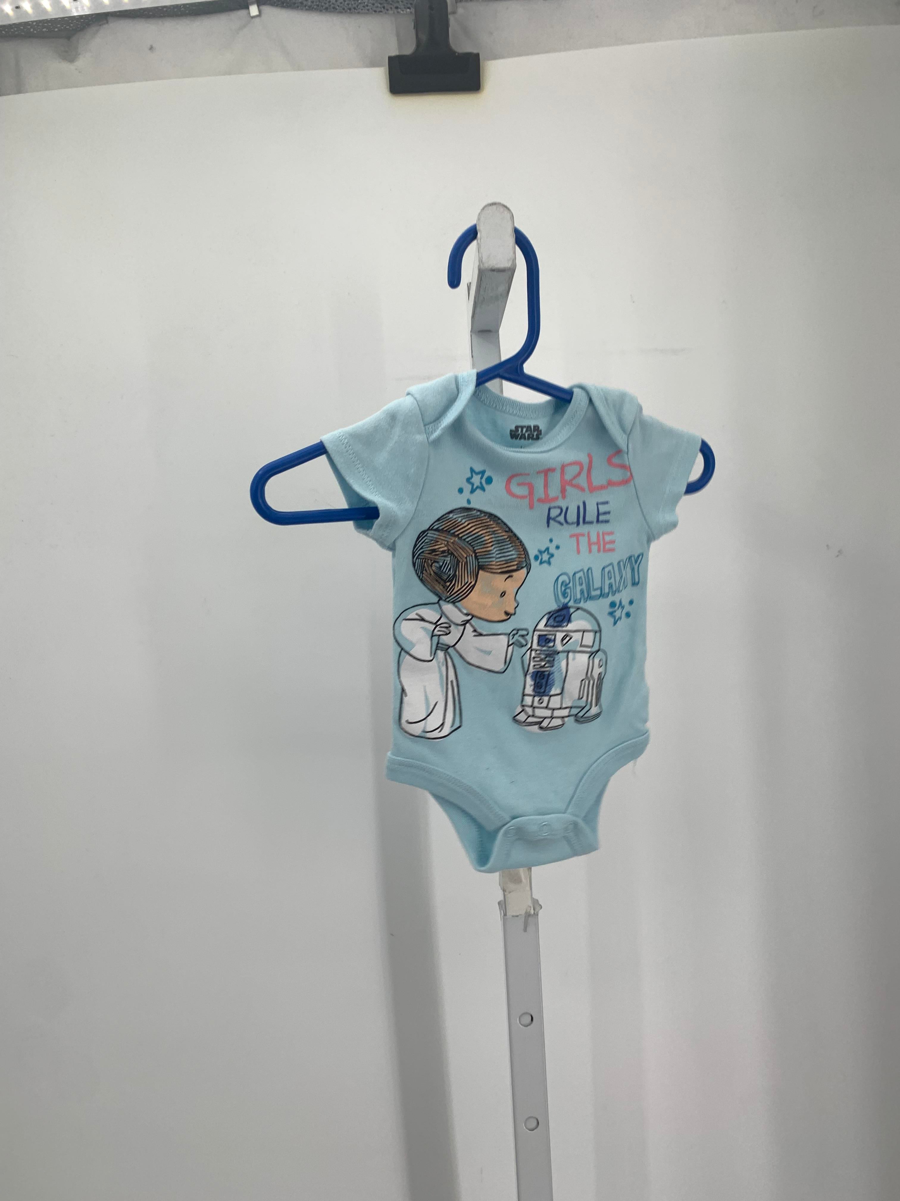 Star Wars Size Newborn Girls Short Sleeve Shirt