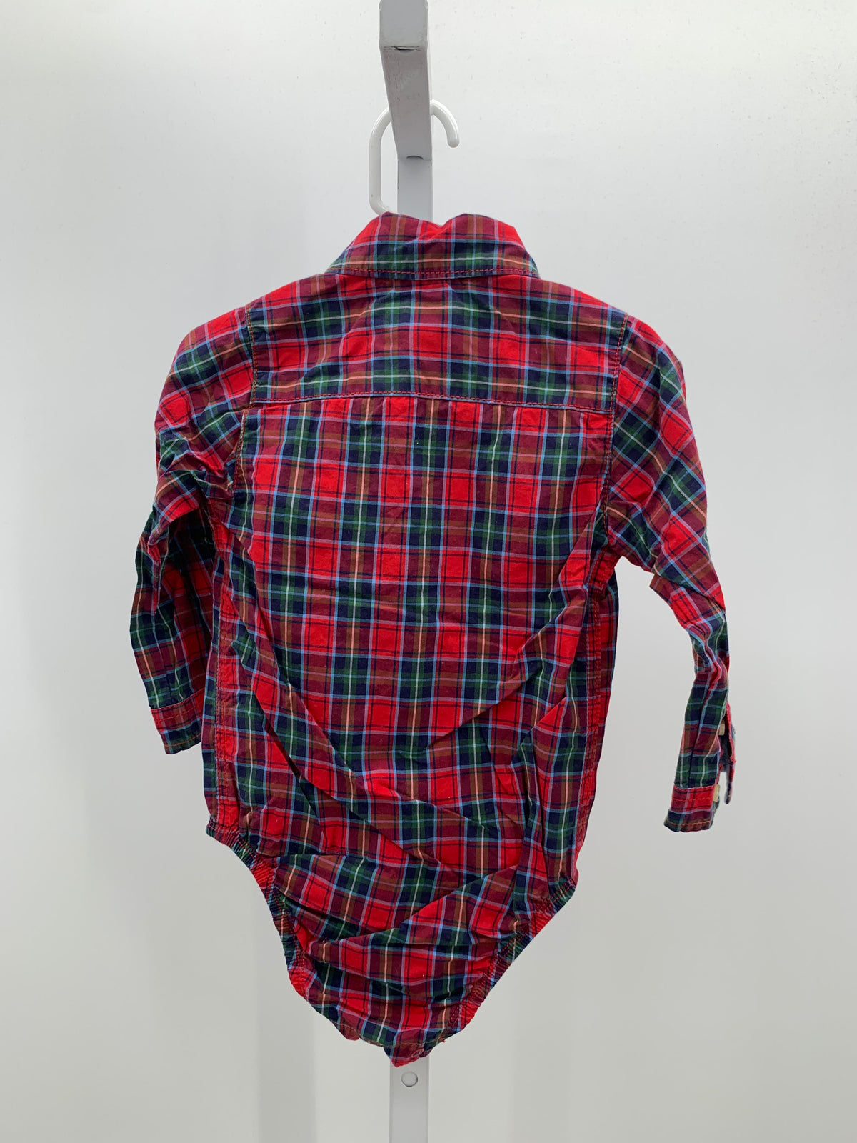 PLAID BTN DOWN