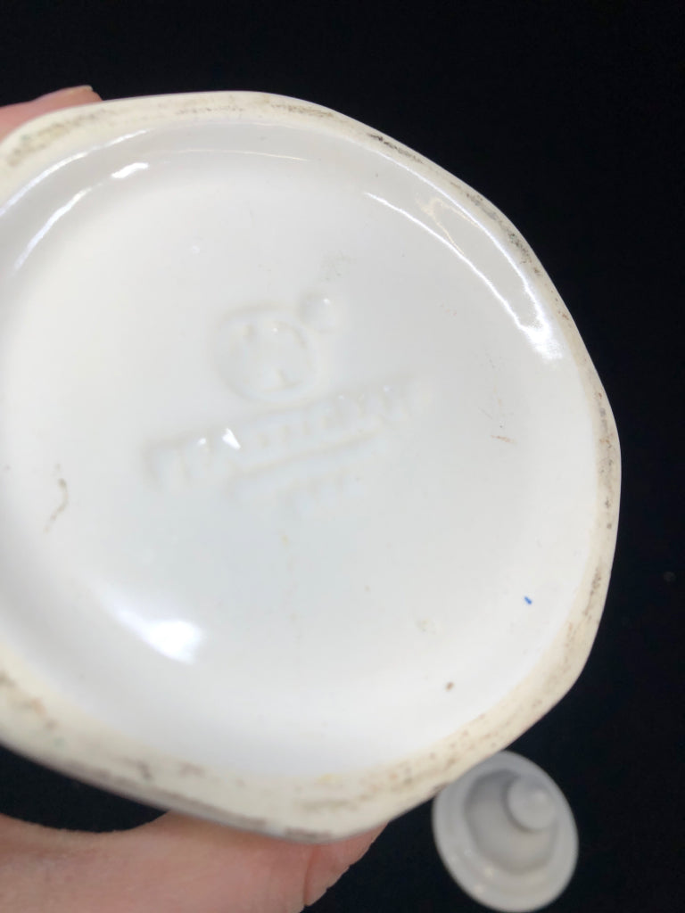 PFALTZGRAFF HERITAGE WHITE CERAMIC LIDDED CREAMER.