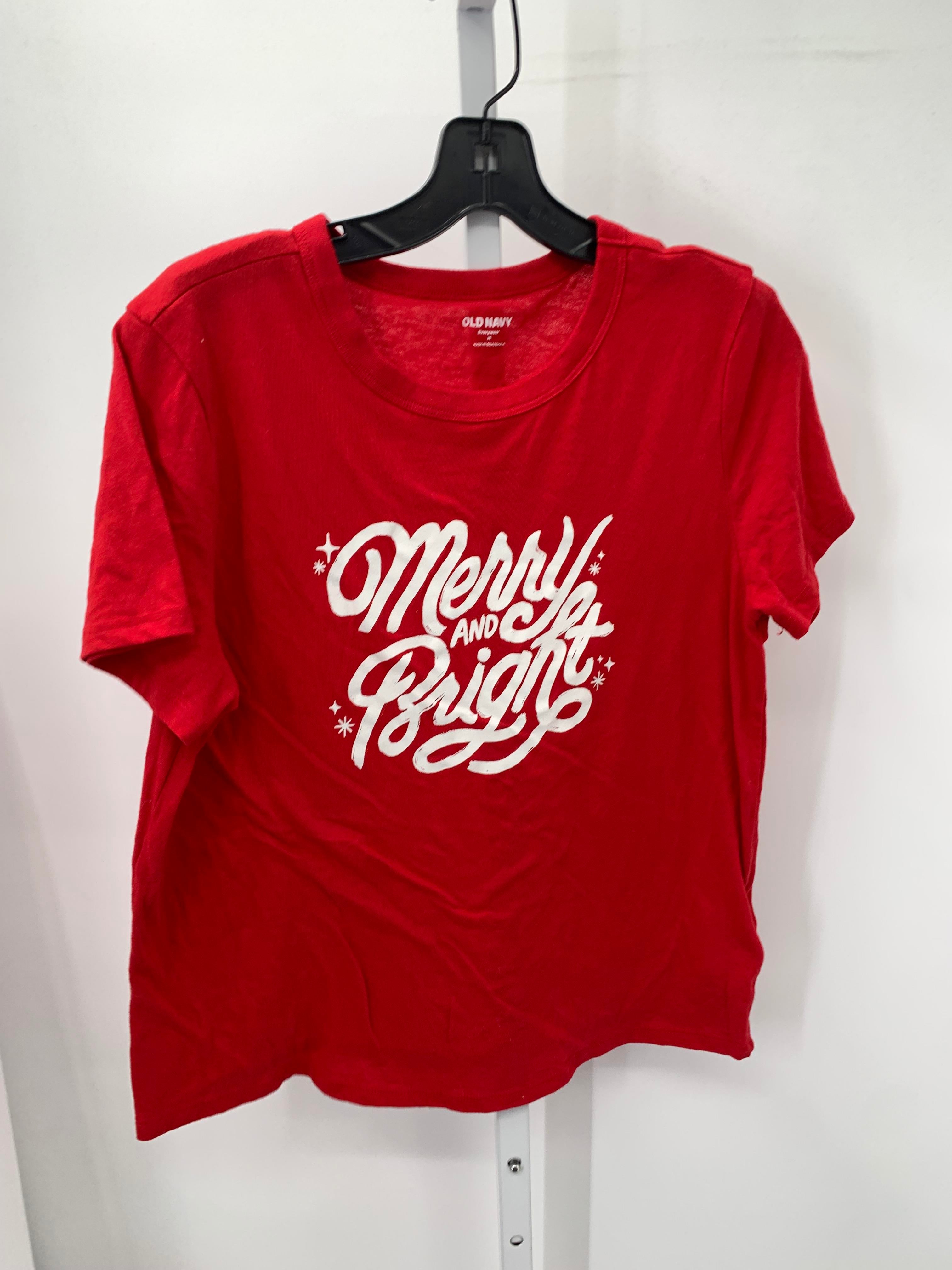 SHORT SLV SHIRT MERRY & BRIGHT
