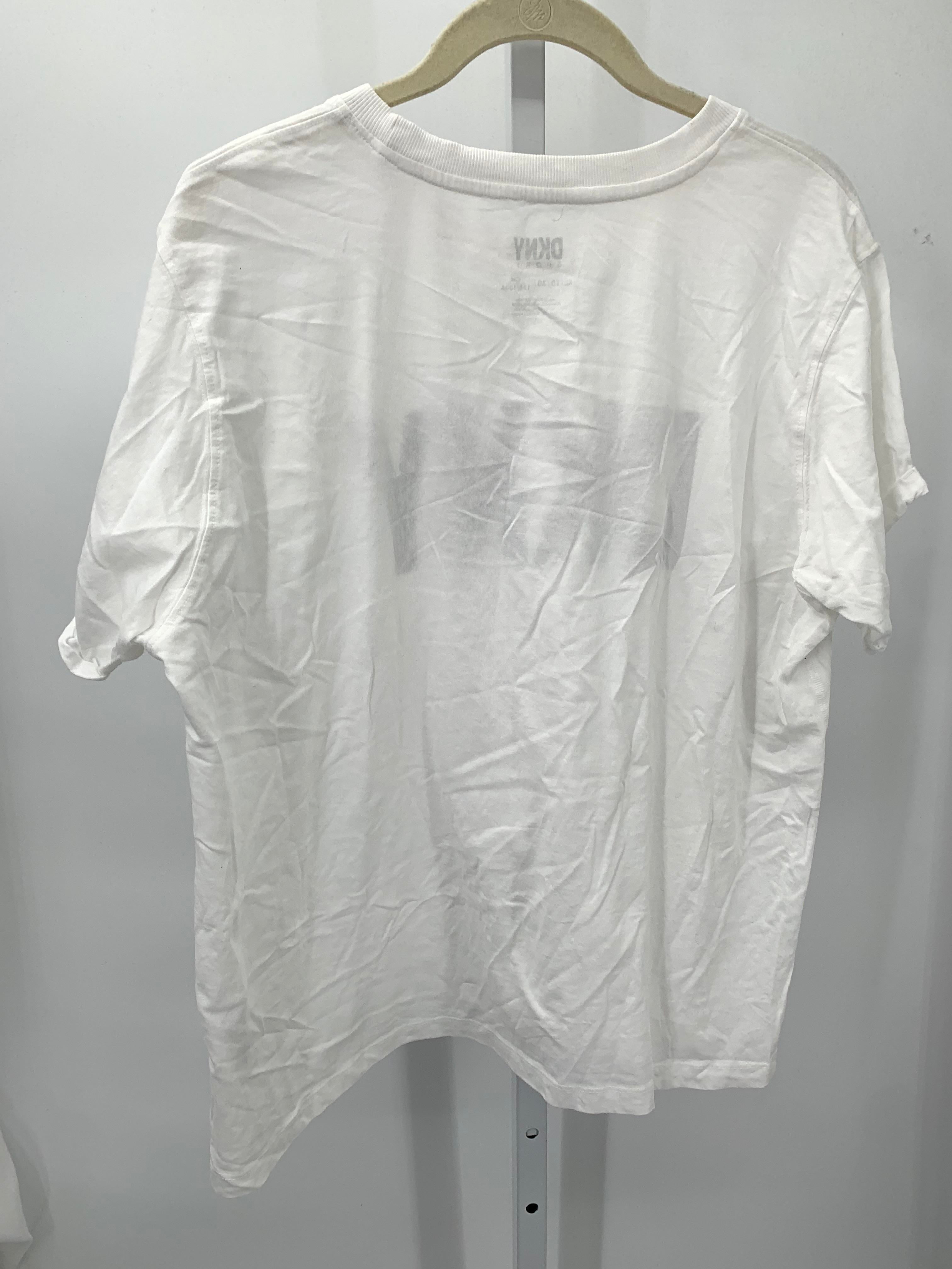 DKNY Size Extra Large Misses Short Sleeve Shirt