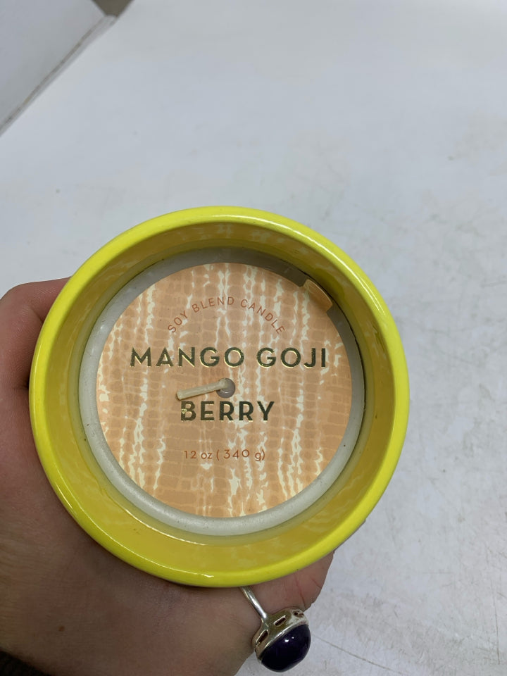 NEW MANGO GOJI BERRY CANDLE.