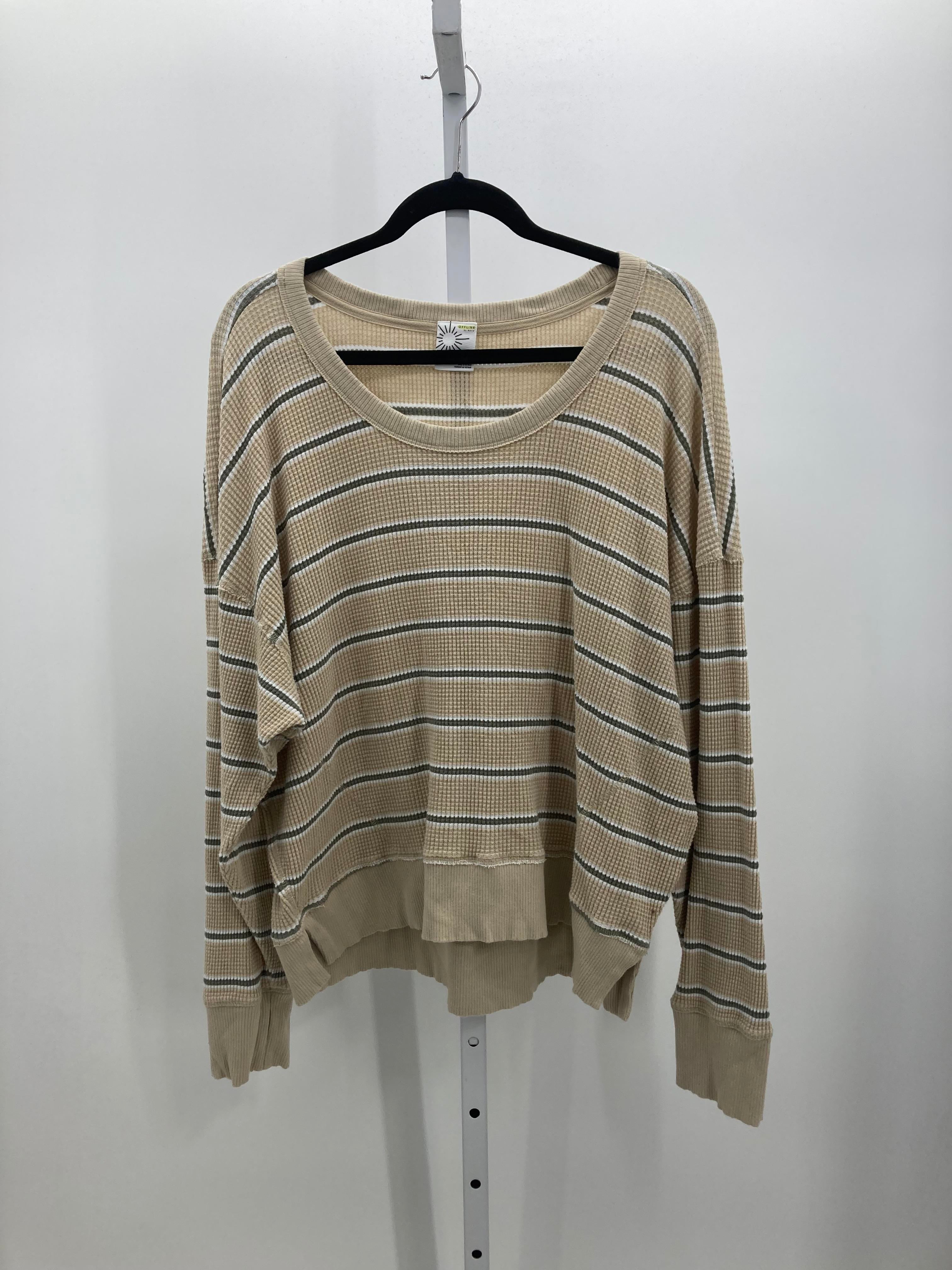 Aerie Size Large Juniors Long Sleeve Shirt