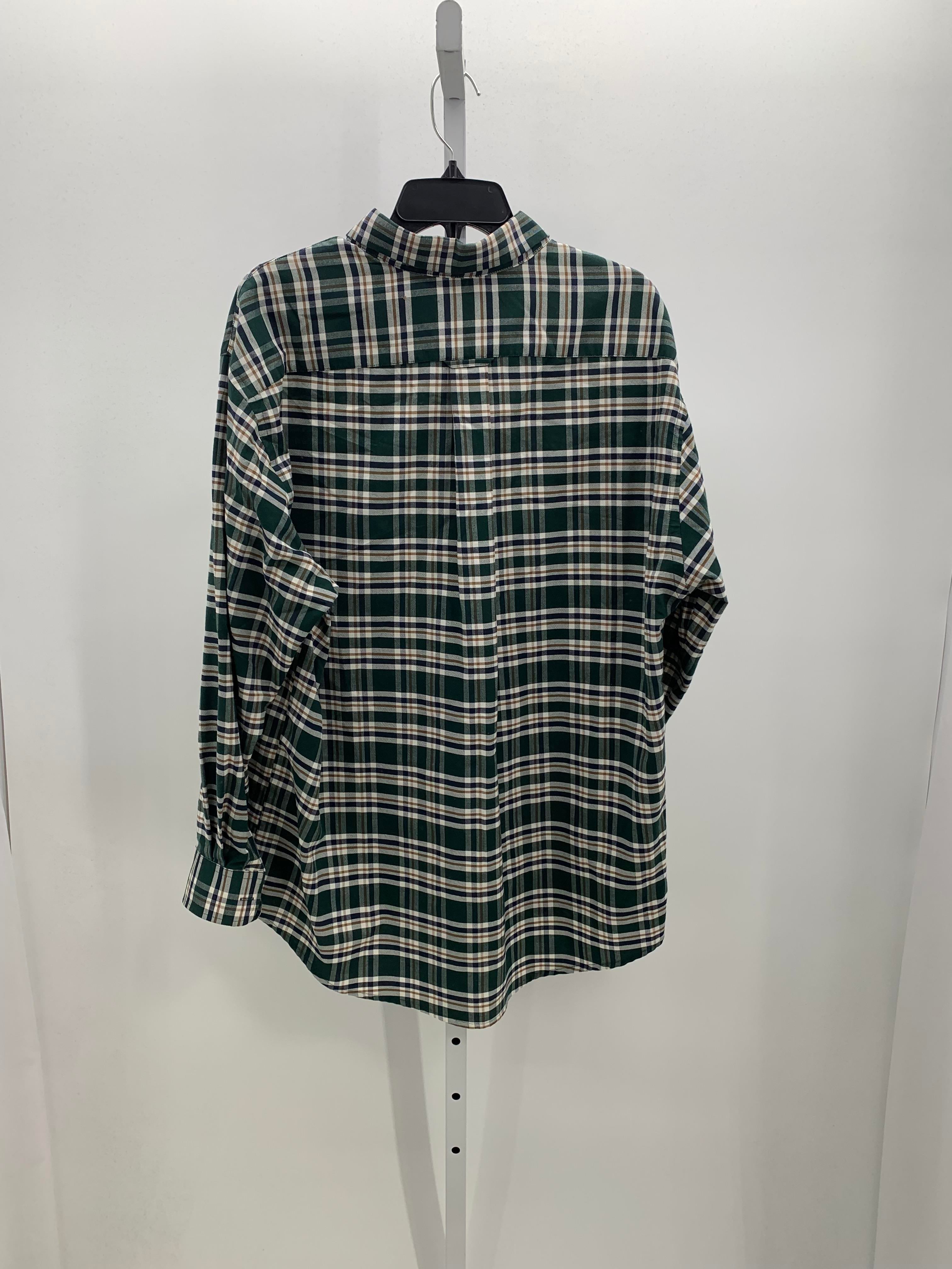 PLAID BTN DOWN