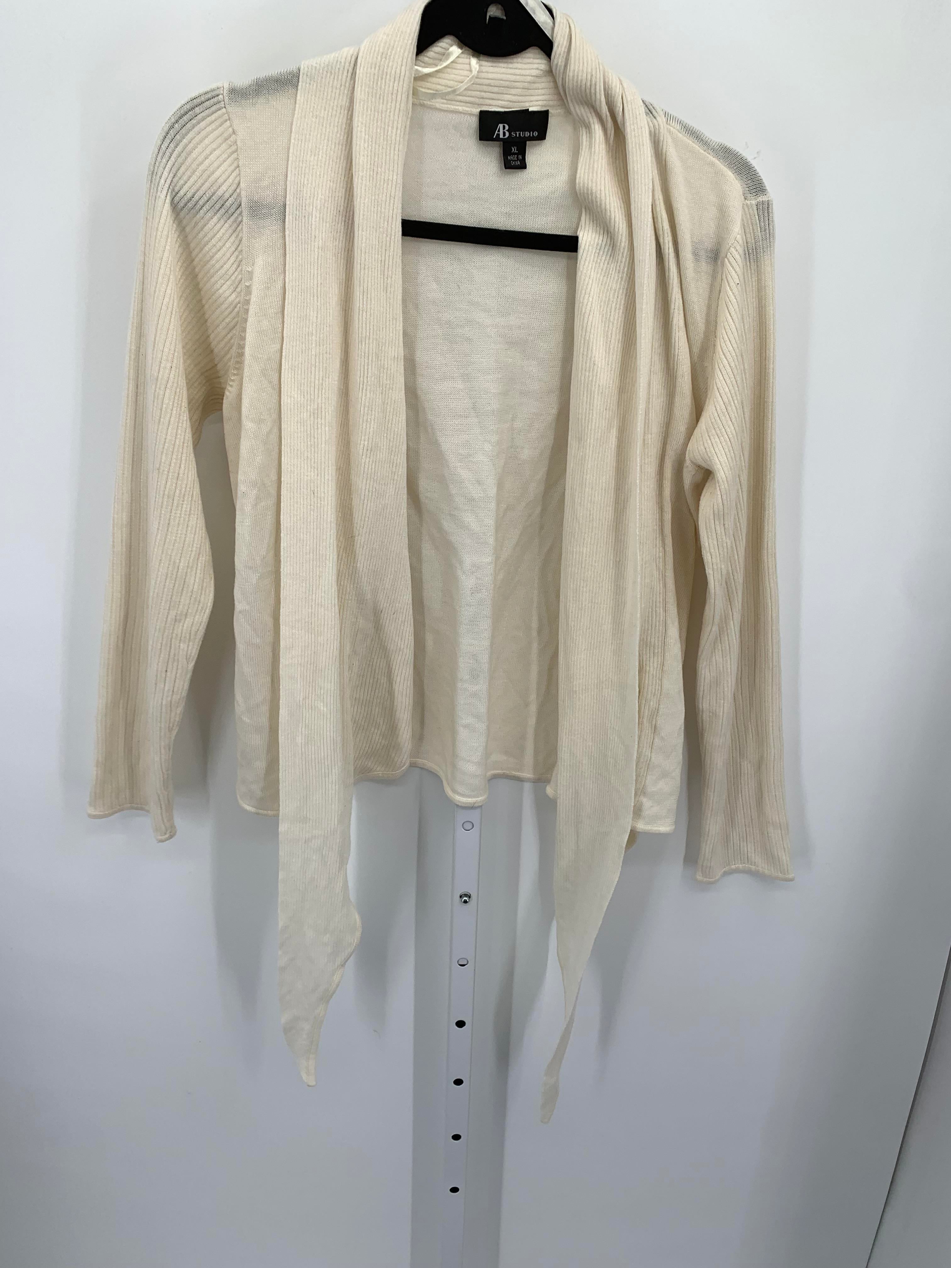 Ab Studio Size Extra Large Misses Cardigan