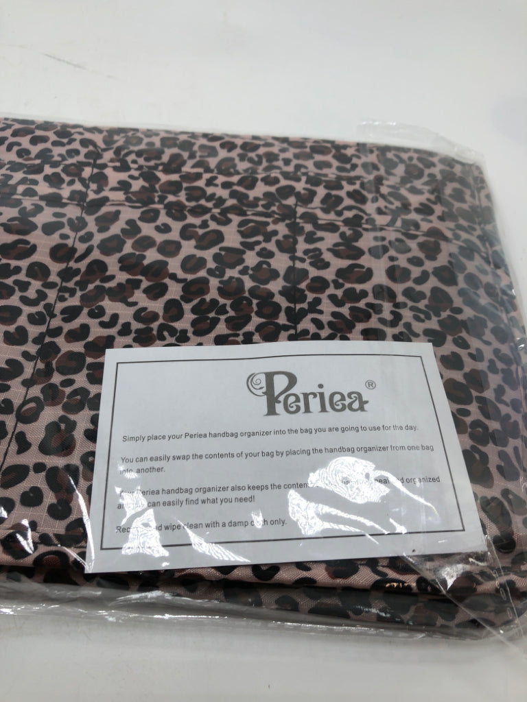 NIP PERIEA CHEETAH PRINT HANDBAG ORGANIZER.