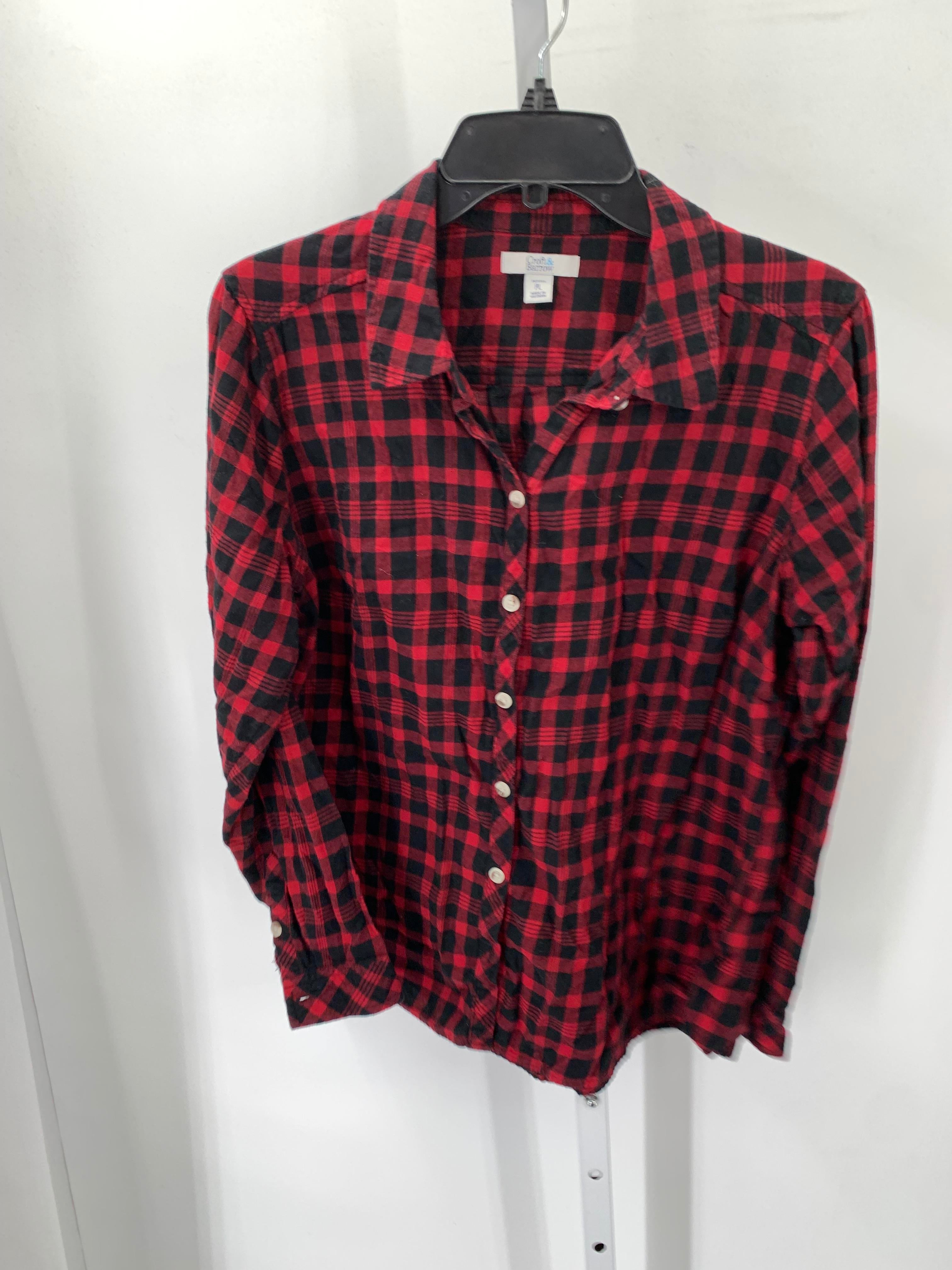 Croft & Barrow Size Large Petite Petite Long Sleeve Shirt