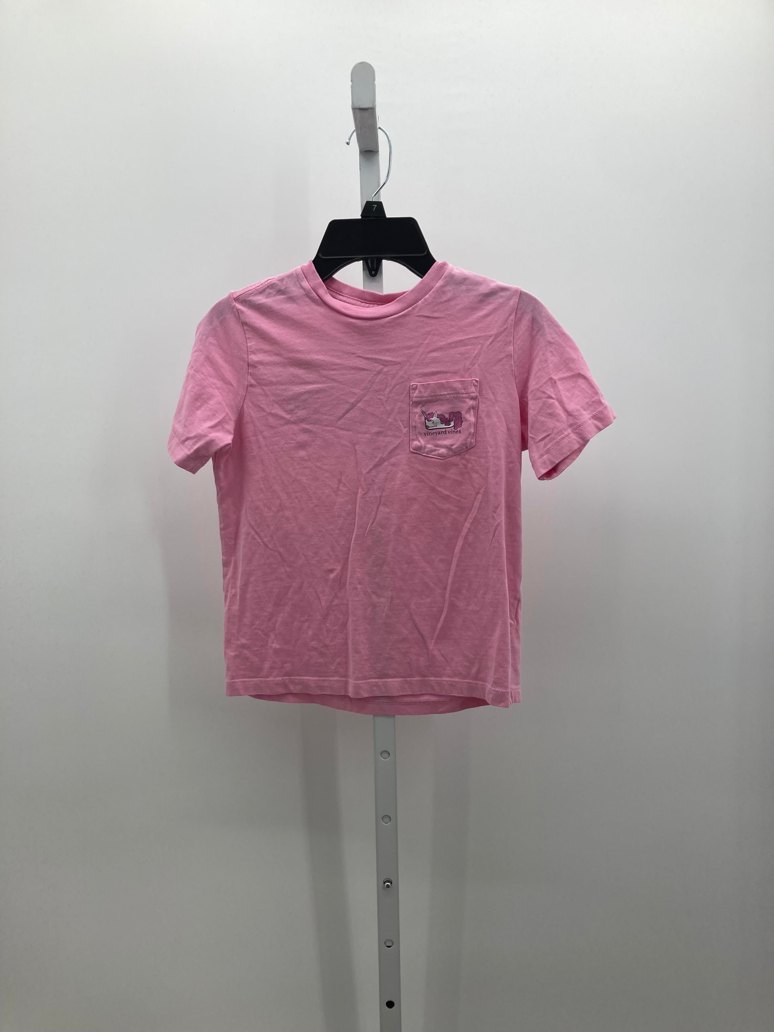 Vineyard Vines Size 7 Girls Short Sleeve Shirt