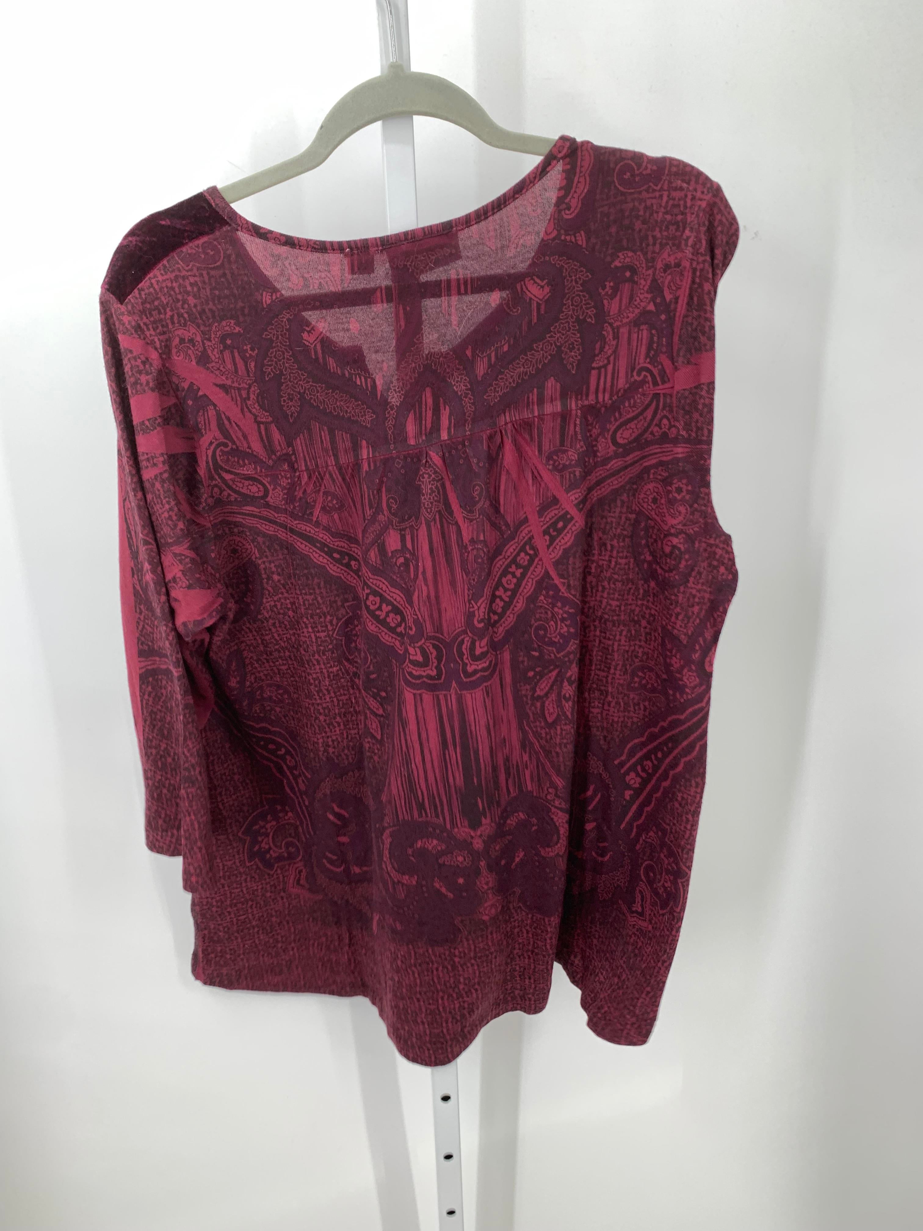 Avenue Size 18/20 W Womens 3/4 Sleeve Shirt