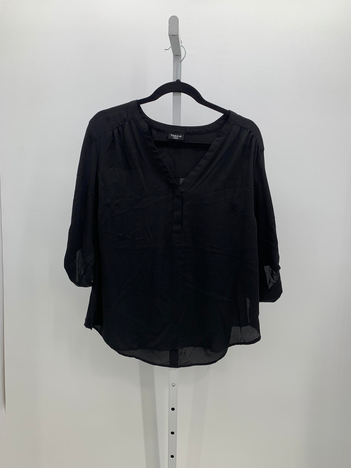 Torrid Size 0X Womens 3/4 Sleeve Shirt