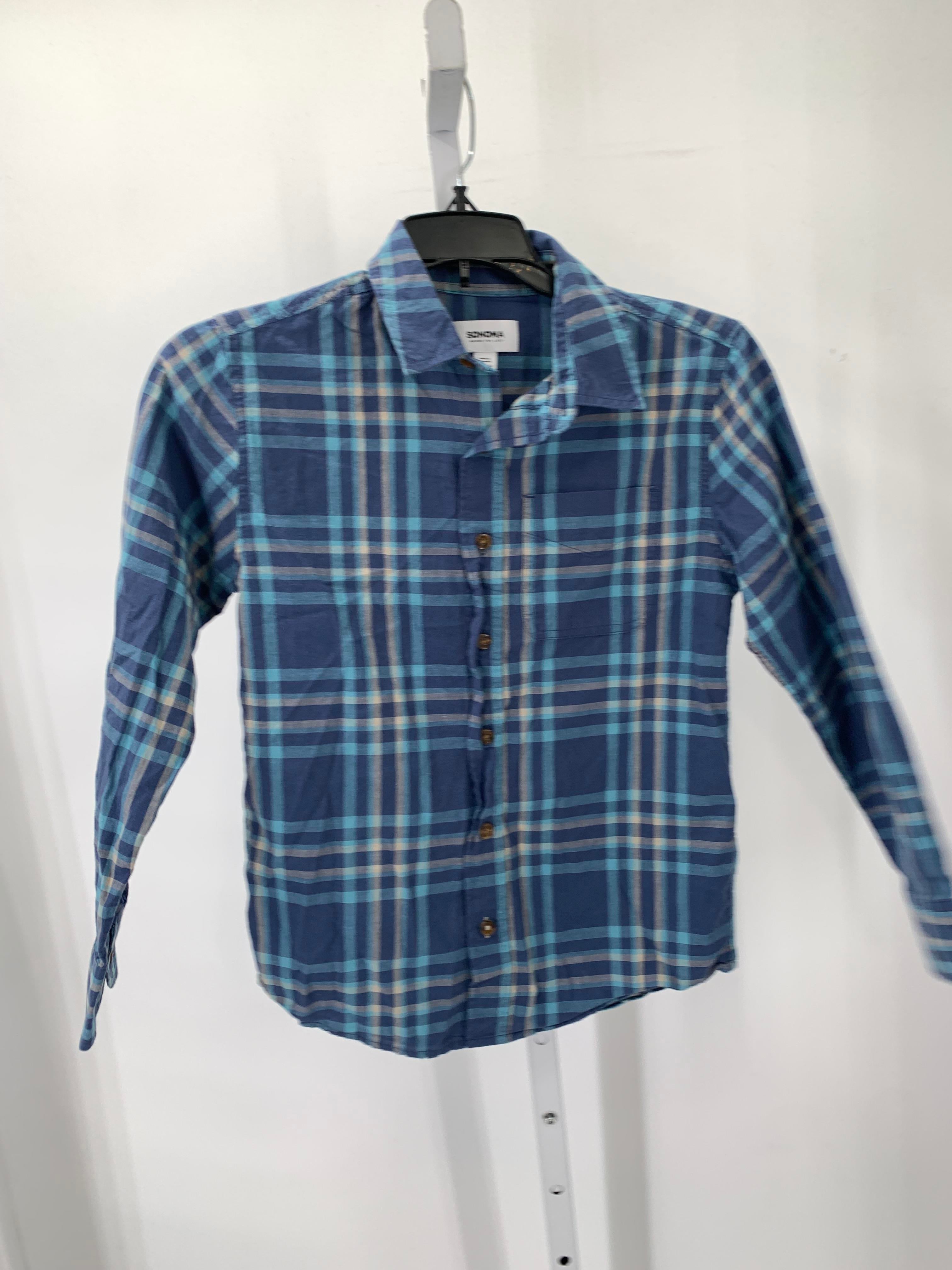 PLAID BTN DOWN