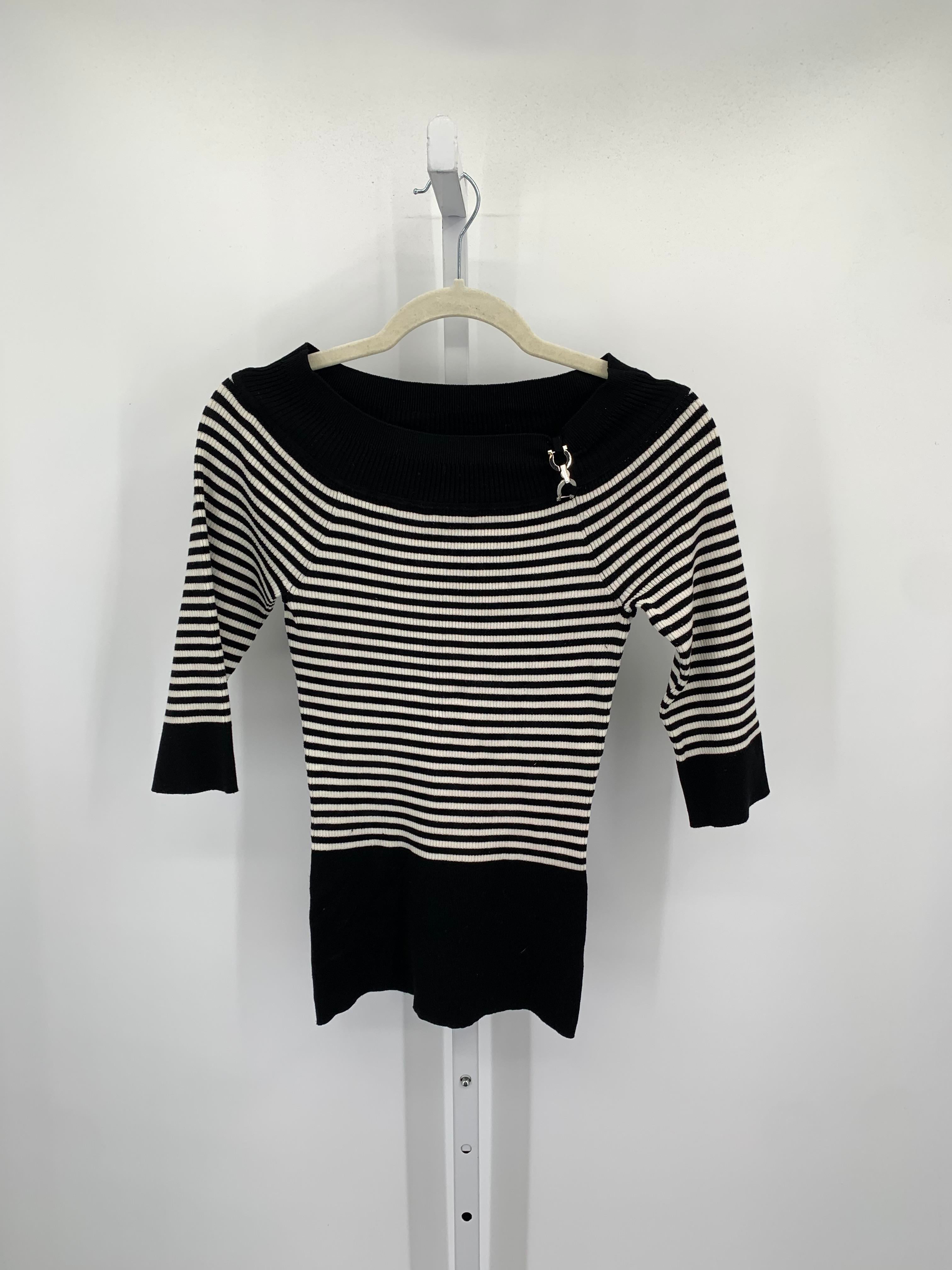 White House Black Size Small Misses 3/4 Sleeve Sweater