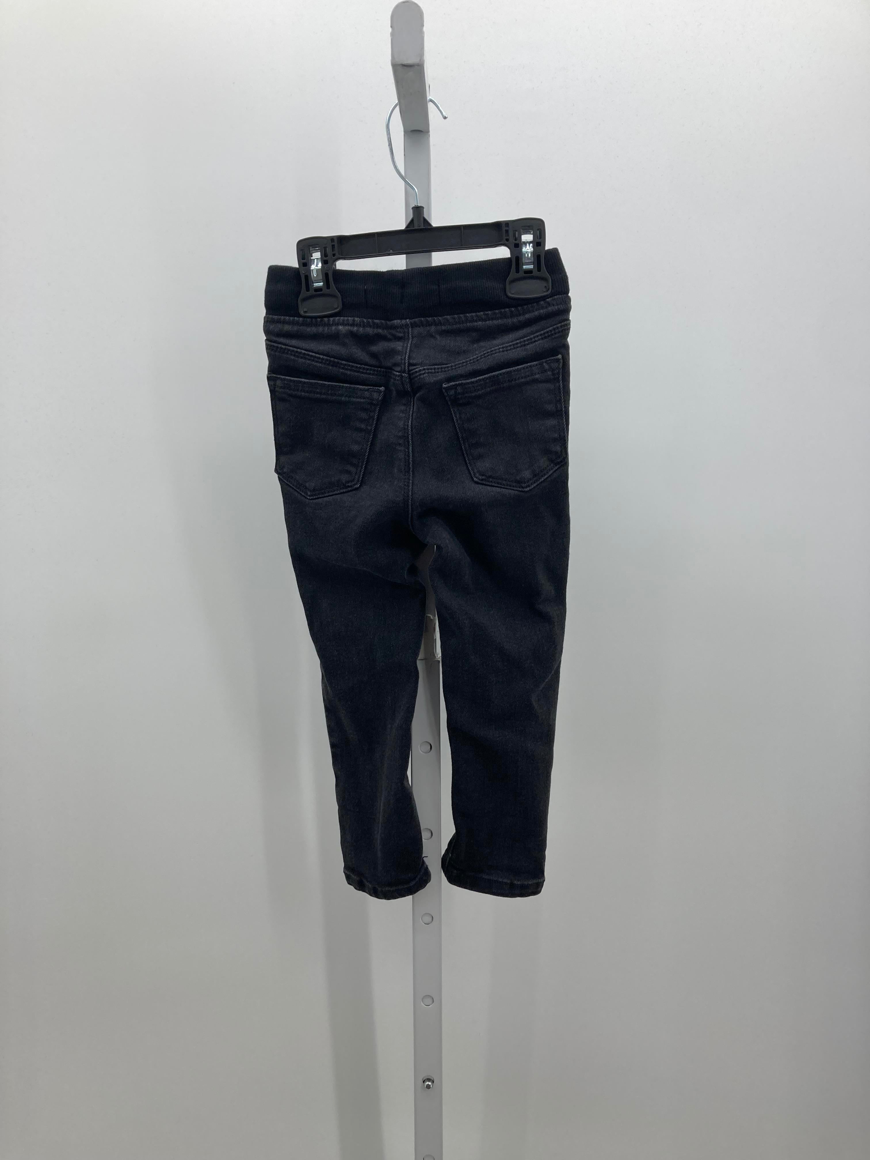 DISTRESSED SKINNY PULL ON JEANS