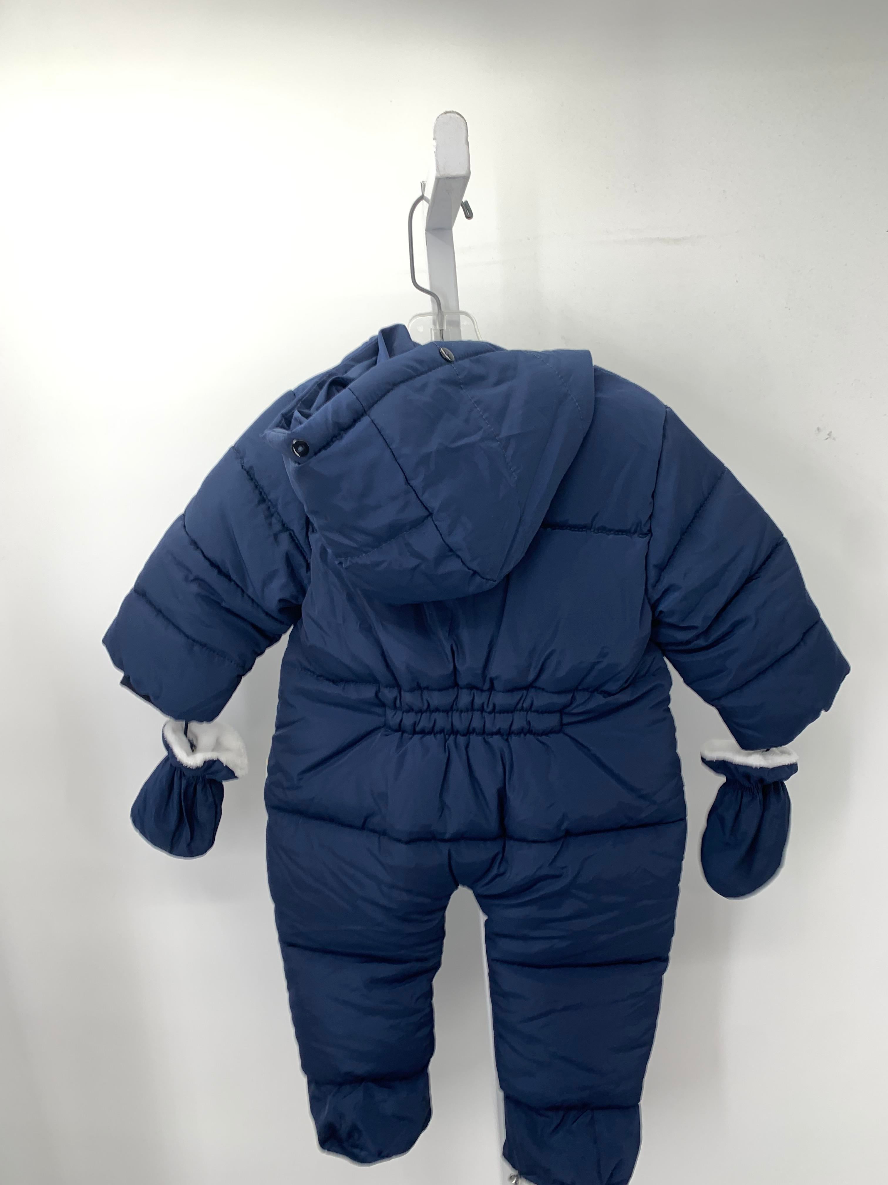HOODED ZIP MITTENS SNOW SUIT.