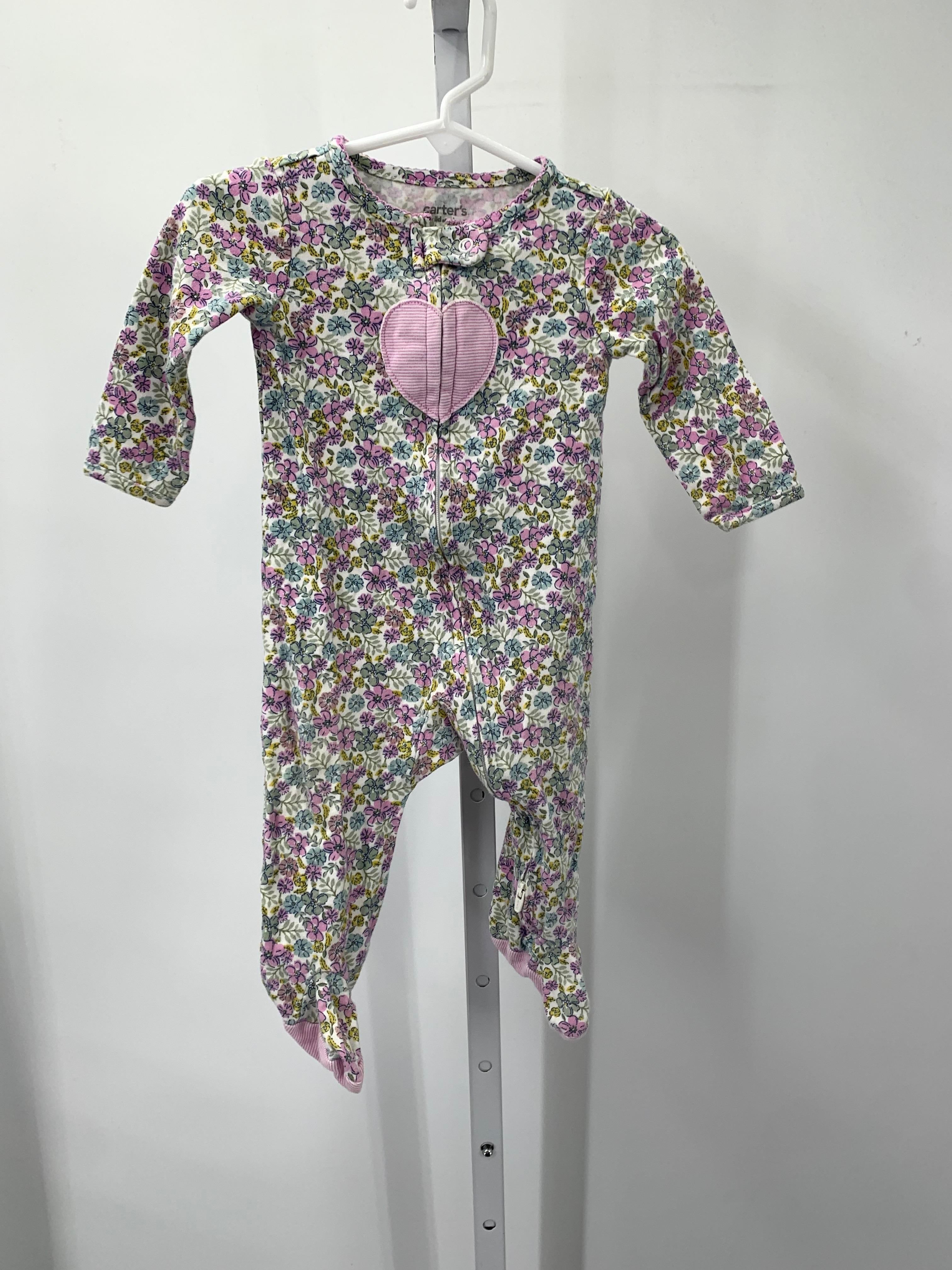 Carters Size 6-9 mon Girls Long Slv. Romper