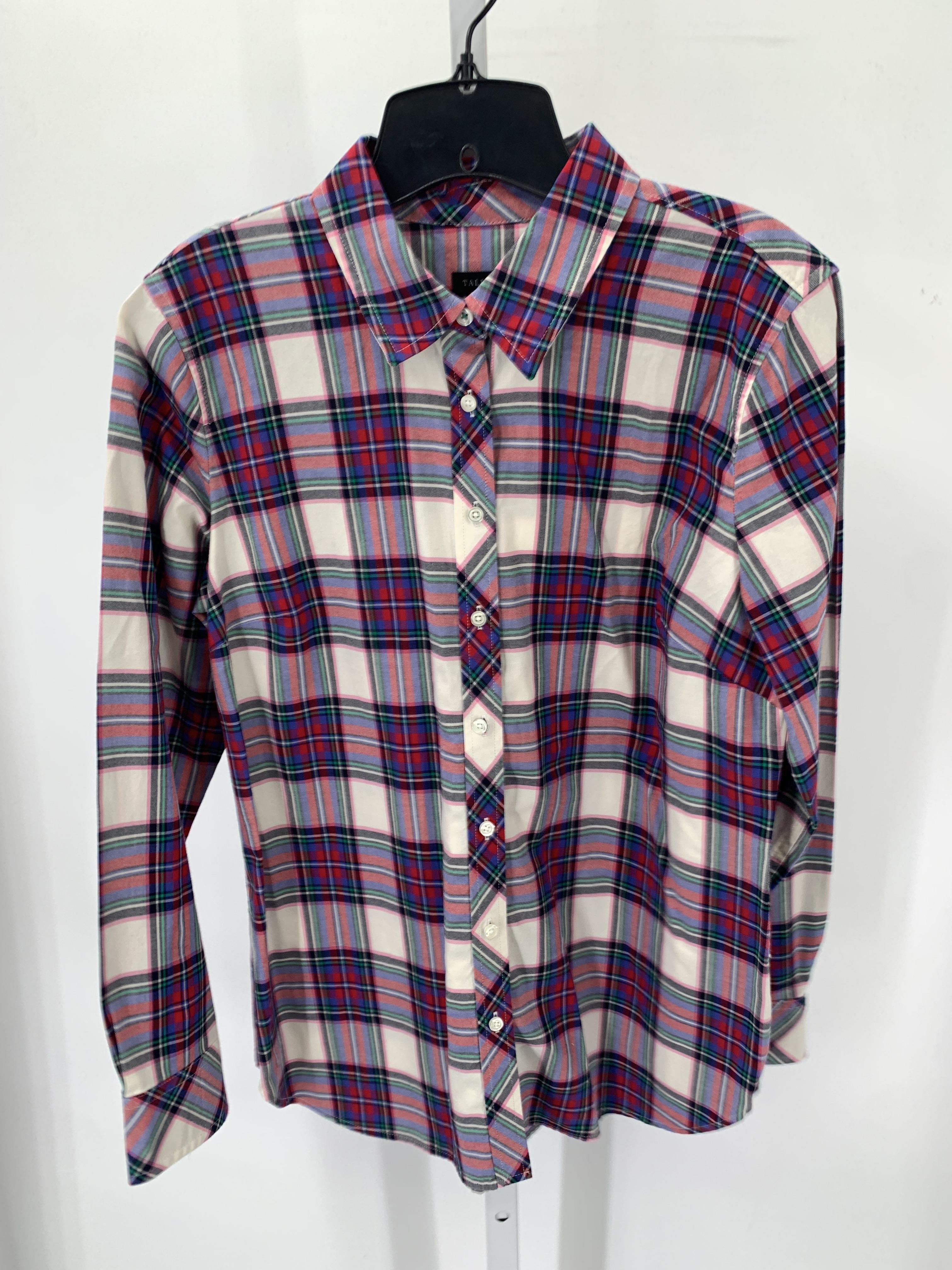 Talbots Size Medium Misses Long Sleeve Shirt