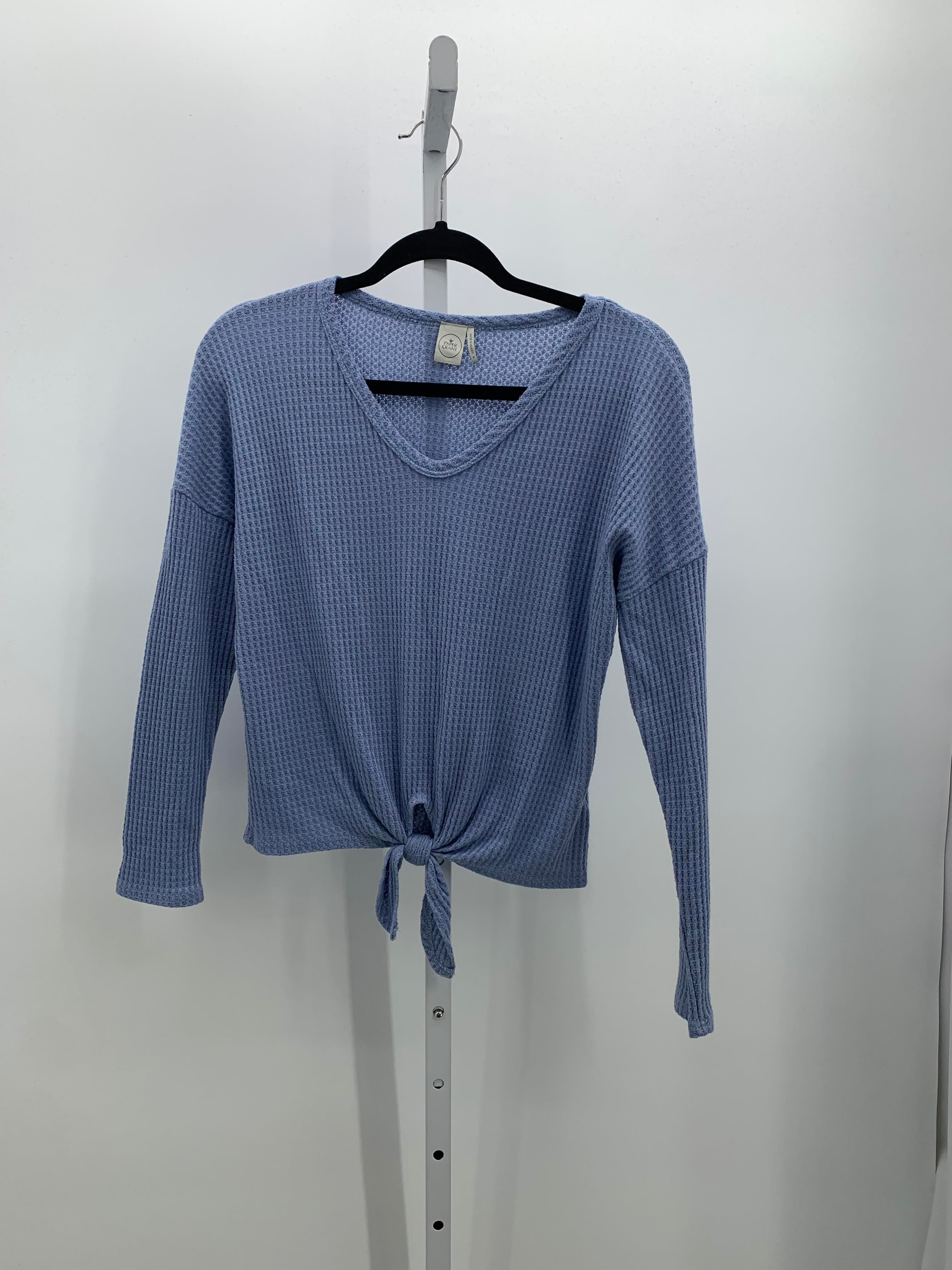 Paper Crane Size Medium Juniors Long Sleeve Shirt