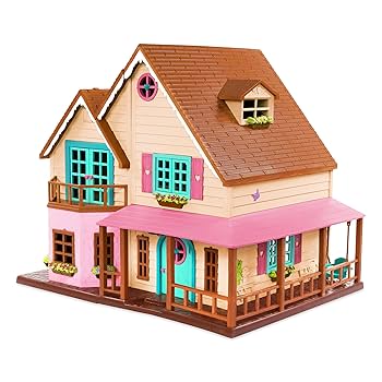 Li'l Woodzeez Honeysuckle Hillside Cottage WITH SOME ACCESSORIES