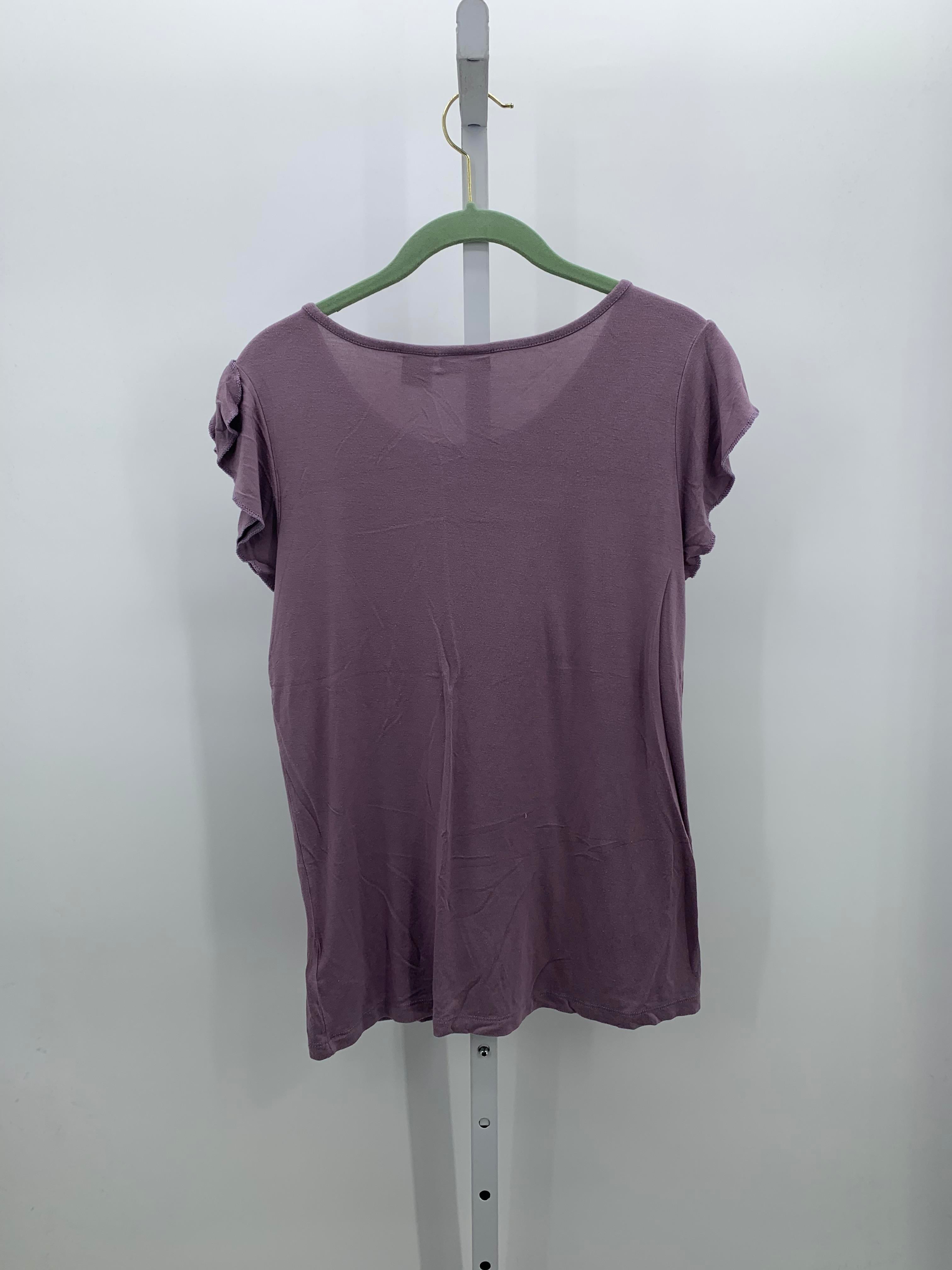 Tahari Size Medium Misses Short Sleeve Shirt